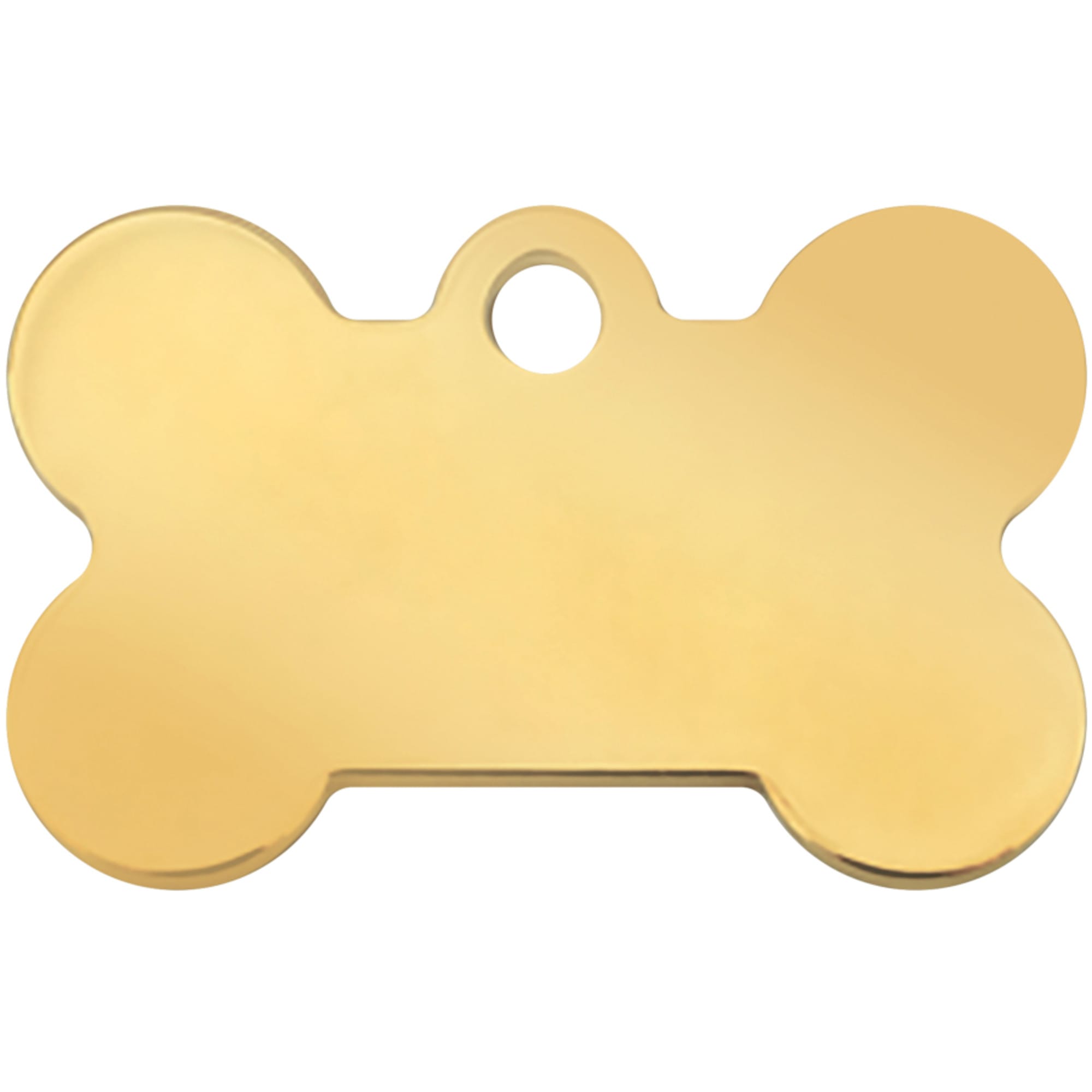 MyFamily Bone Tag Golden Brass Small