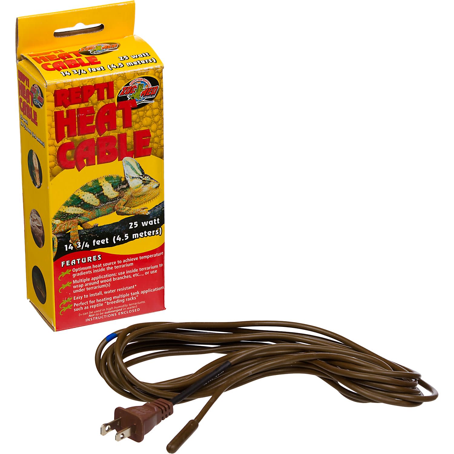 Zoo Med Repti Heat Cable, 14.75' Length