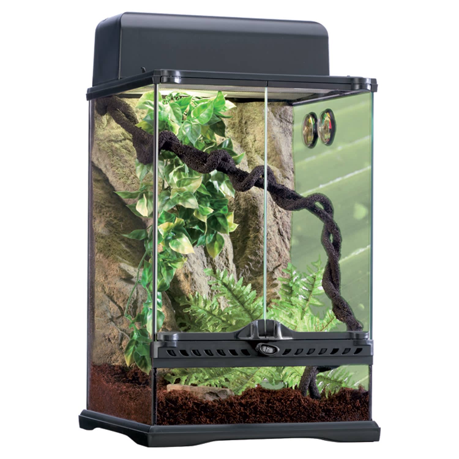 Exo Terra Nano Compact Top Terrarium Reptile Habitat Canopy Light Fixture 