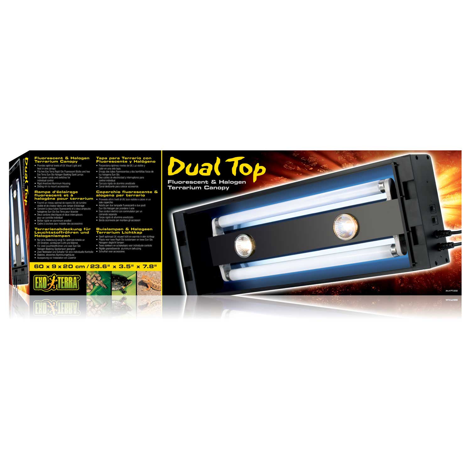 新品未使用 2点セットEXO TERRA HEATING TOP M Amazon.com : Exo Terra Dual Top UV Light & Basking Spot
