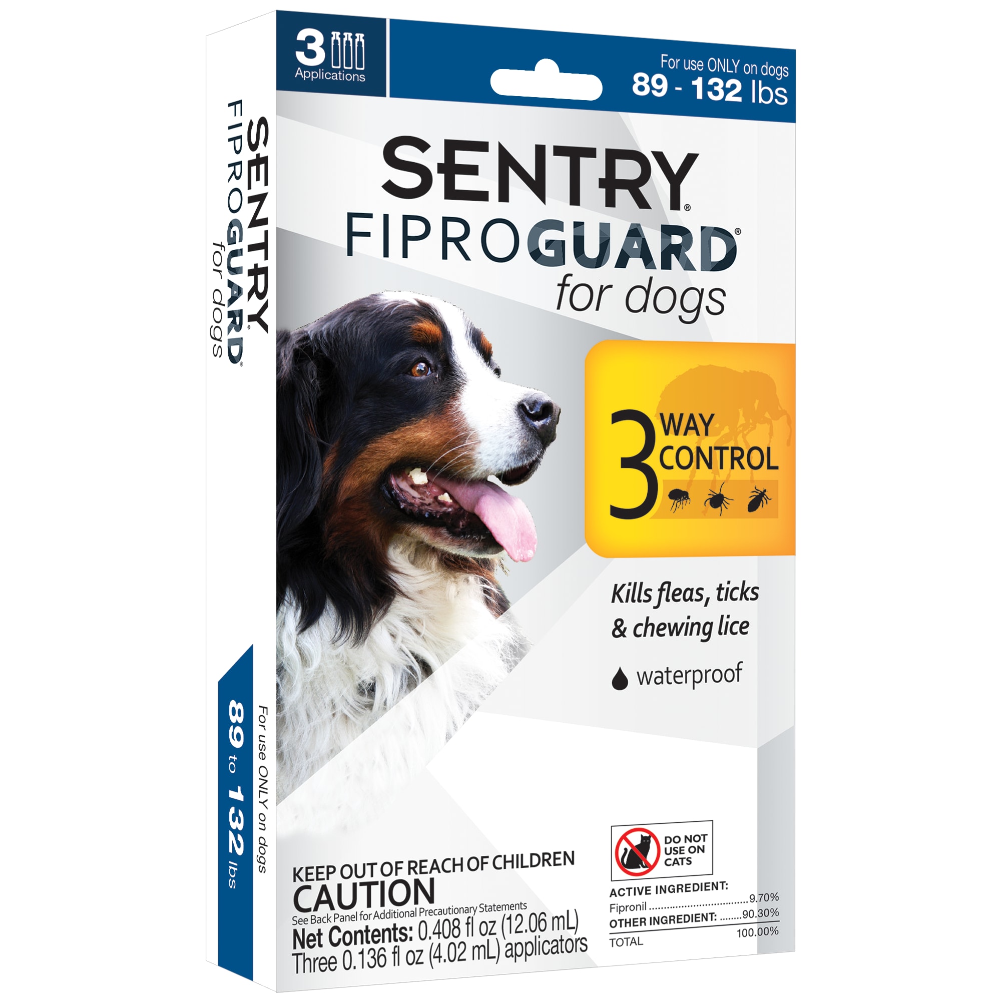 Sentry Fiproguard Flea & Tick Treatment for Large Dogs 3ct