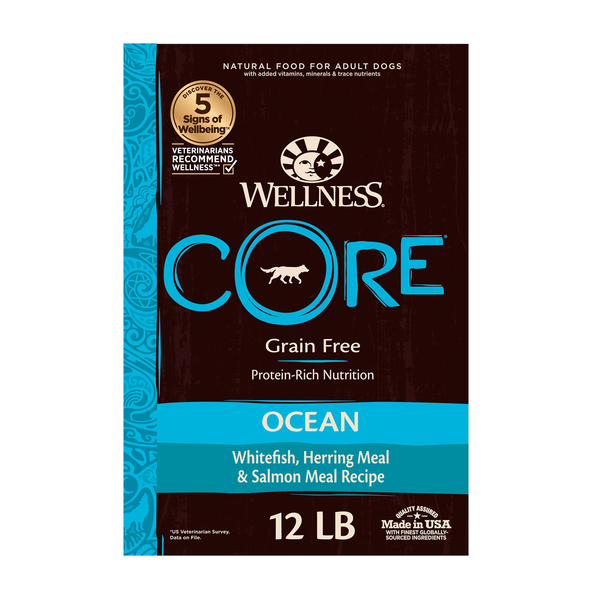 Wellness CORE Natural Grain Free Ocean Whitefish Herring Salmon