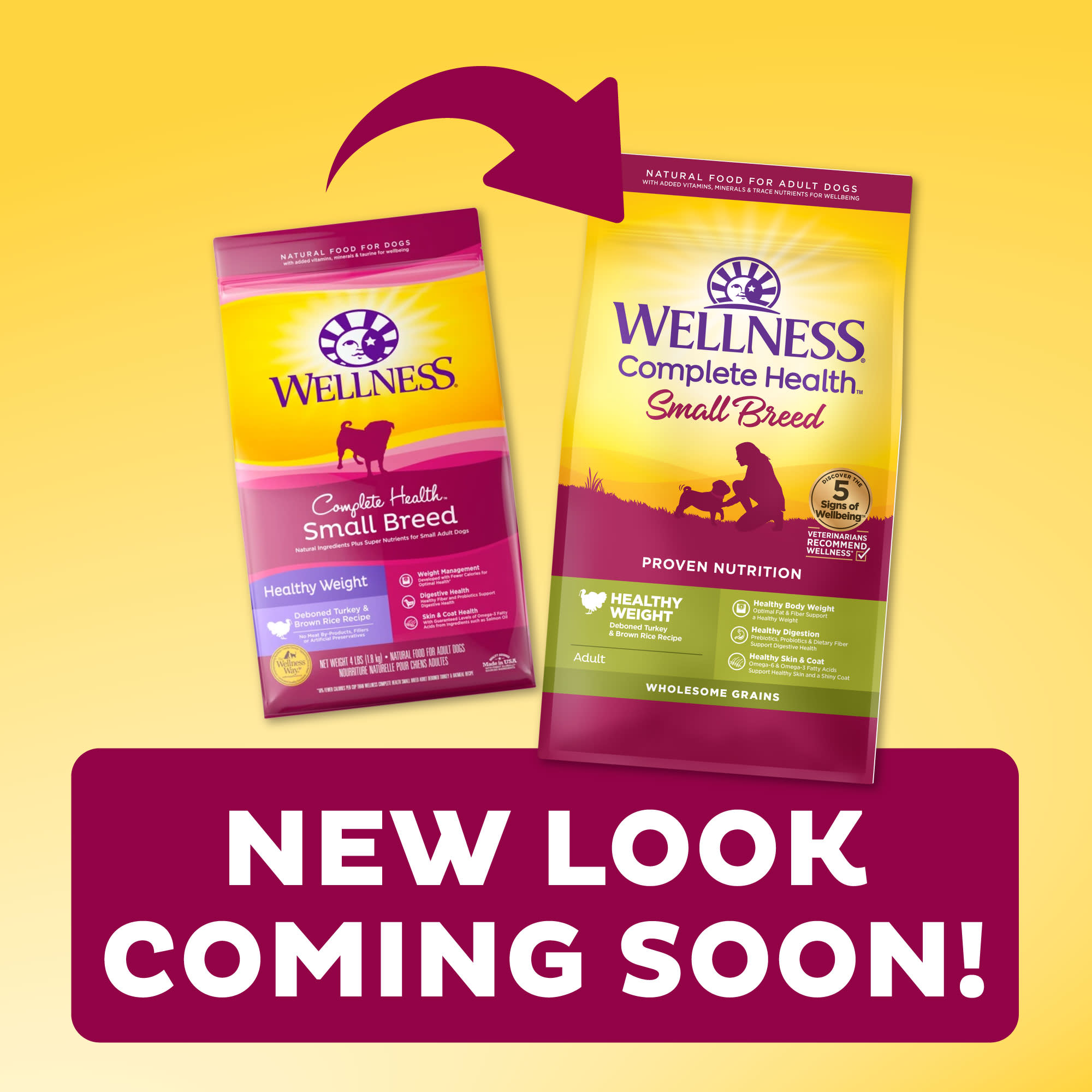 Wellness Complete Health Small Breed Healthy Weight Dry Dog Food