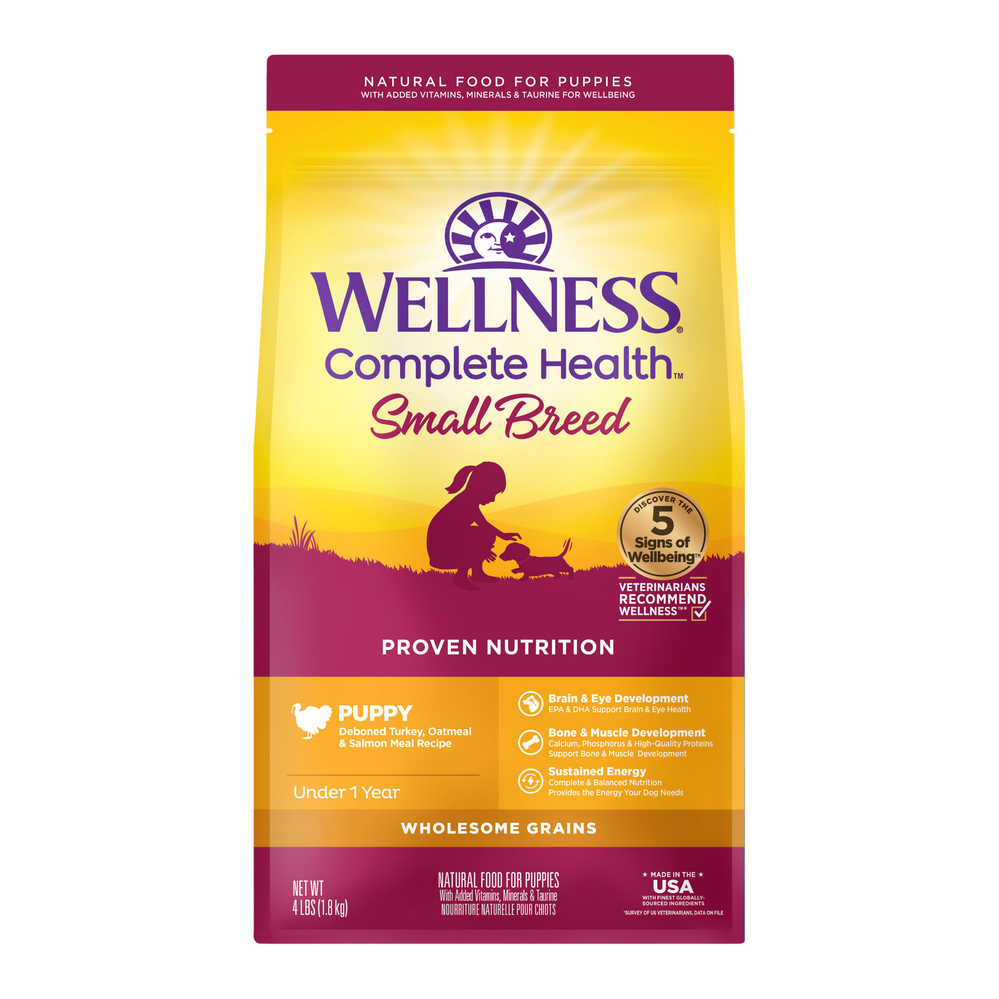 Wellness Complete Health Turkey Salmon Oatmeal Natural Small