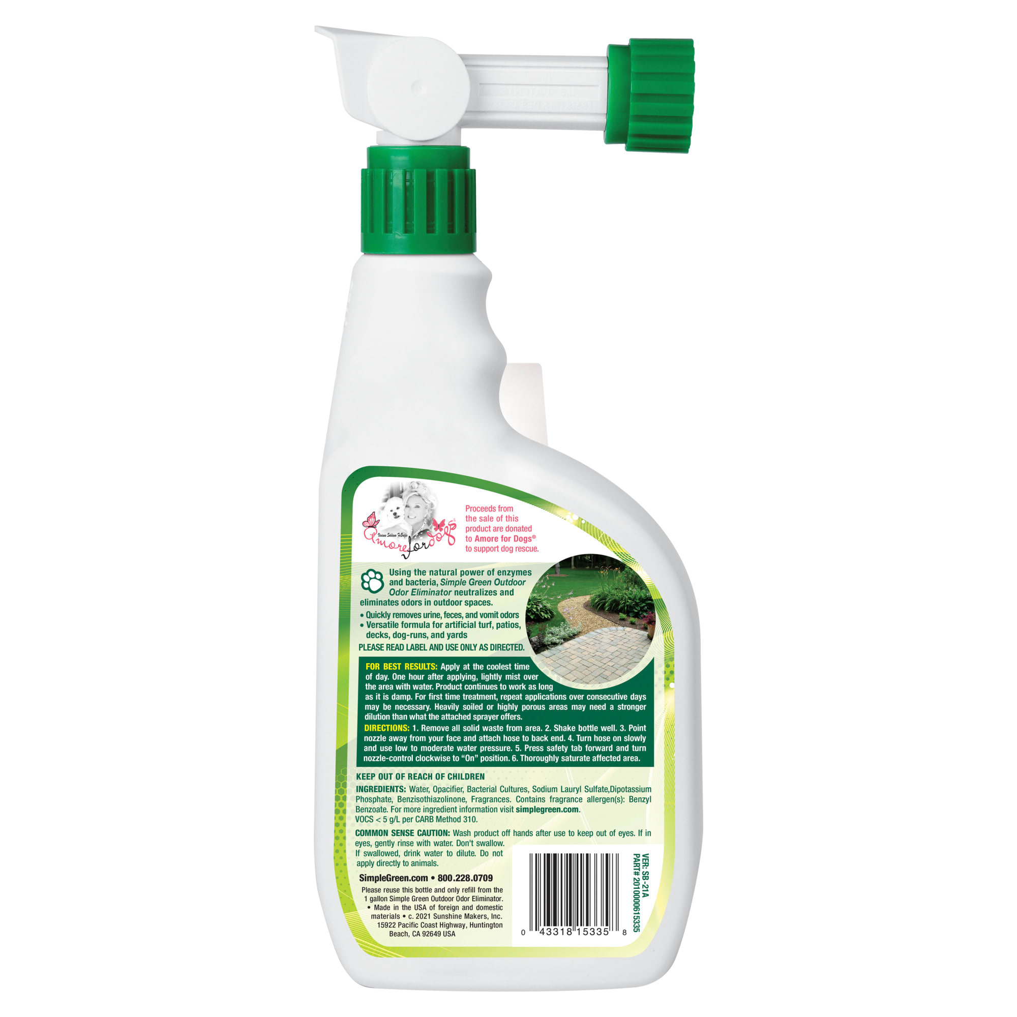 Simple Green Odor Eliminator, Outdoor - 32 fl oz