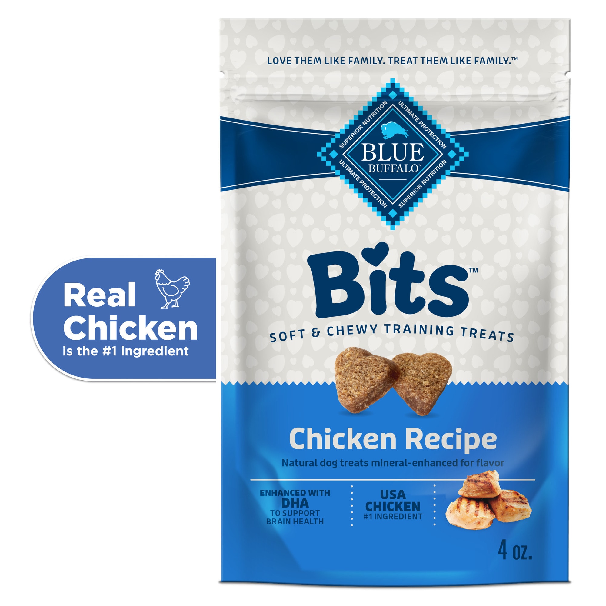 Blue Buffalo Blue Bits Natural Tasty Chicken SoftMoist Training Dog