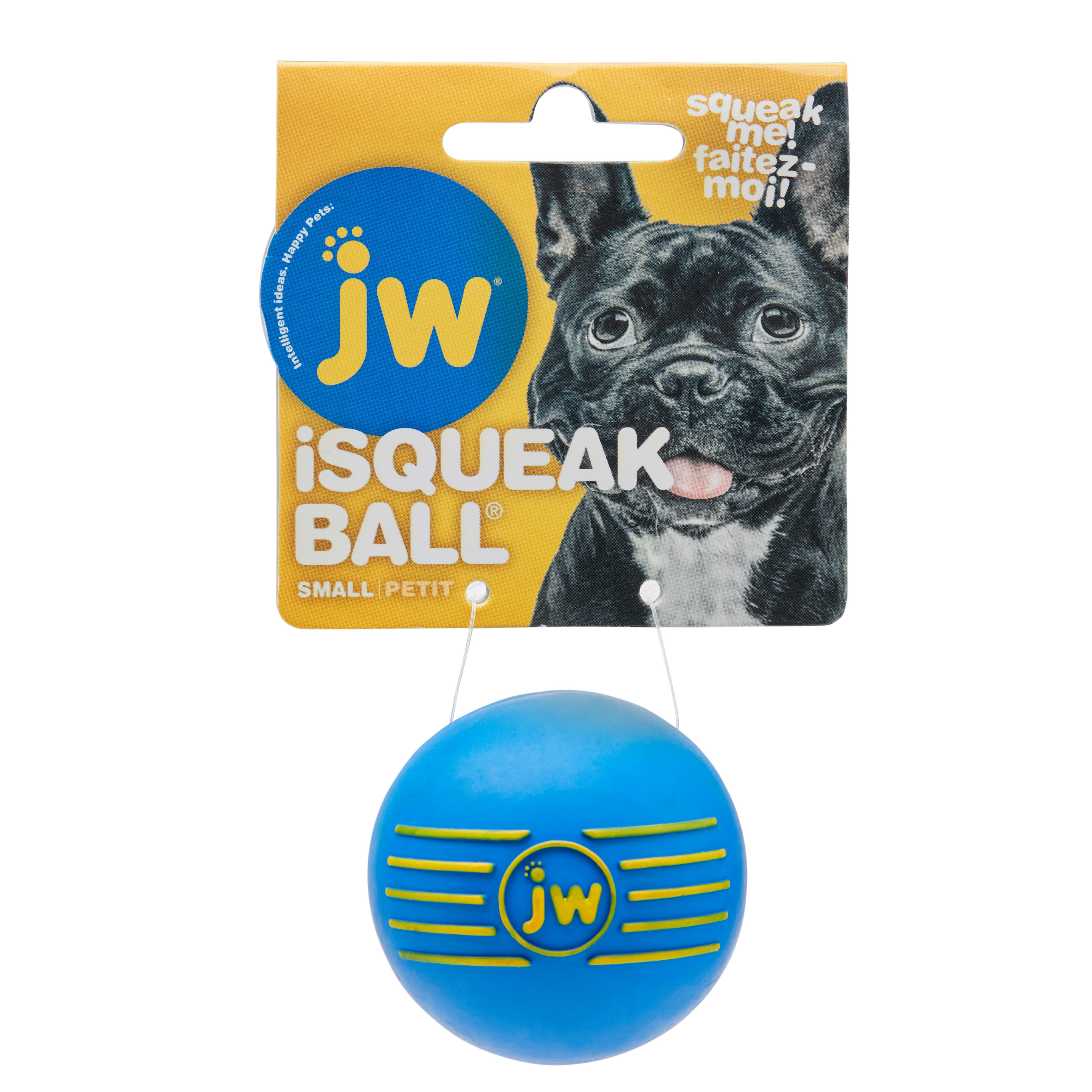 Jw Pet Isqueak Rubber Ball Dog Toy