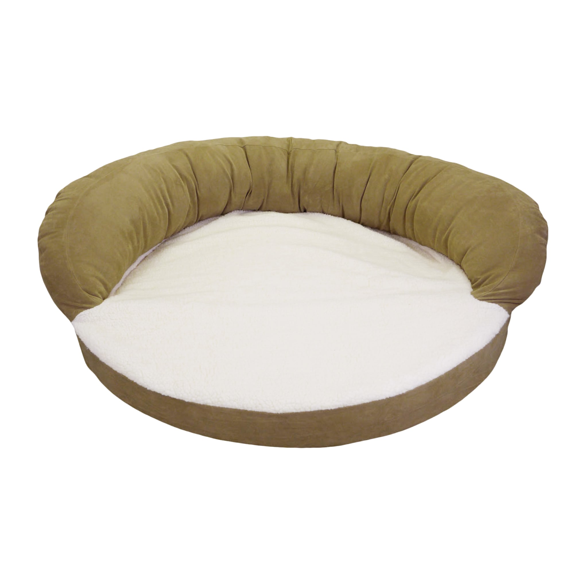 sage green dog bed