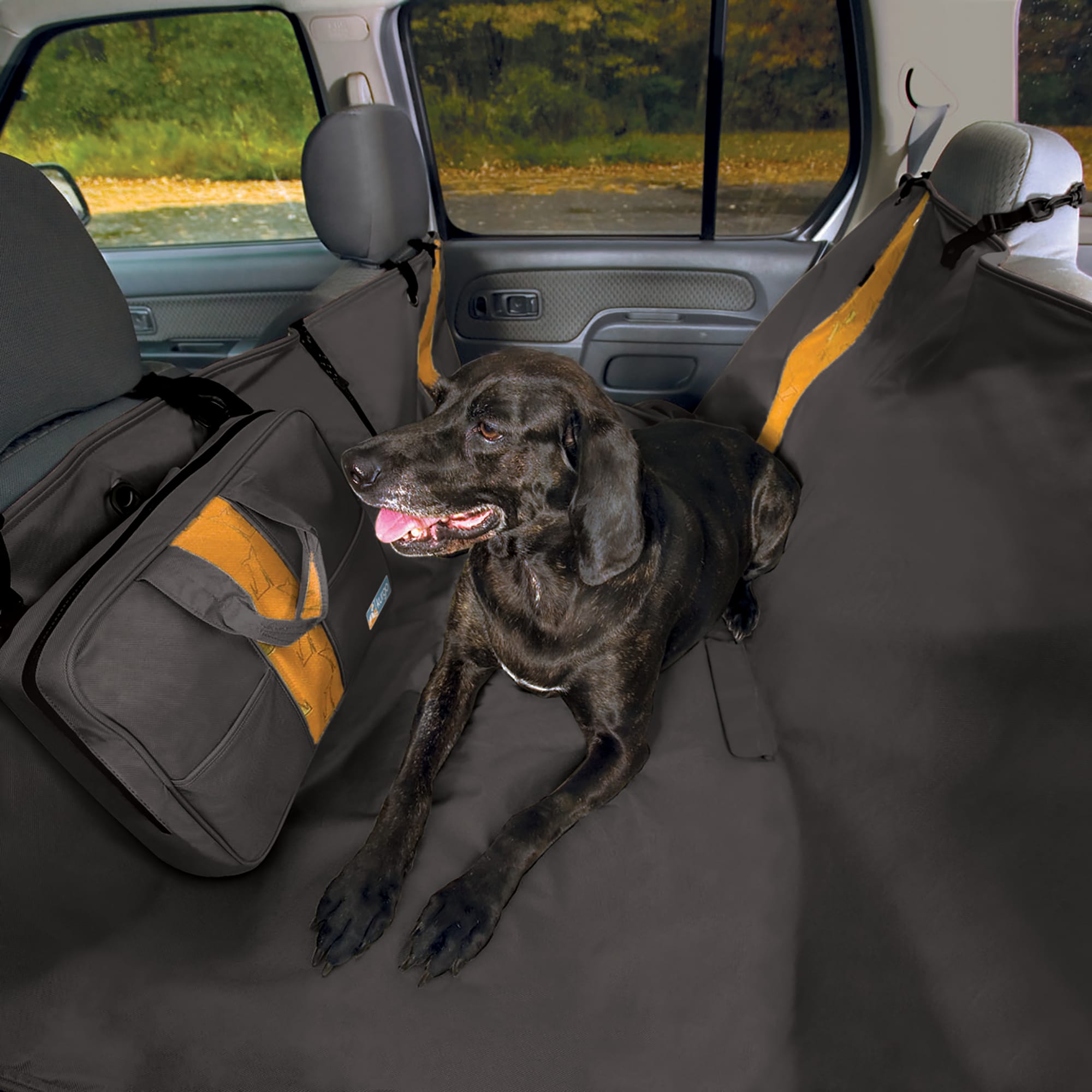 Kurgo Wander Hammock Black Dog Car Seat Cover Petco - What Is The Best Dog Car Seat Hammock