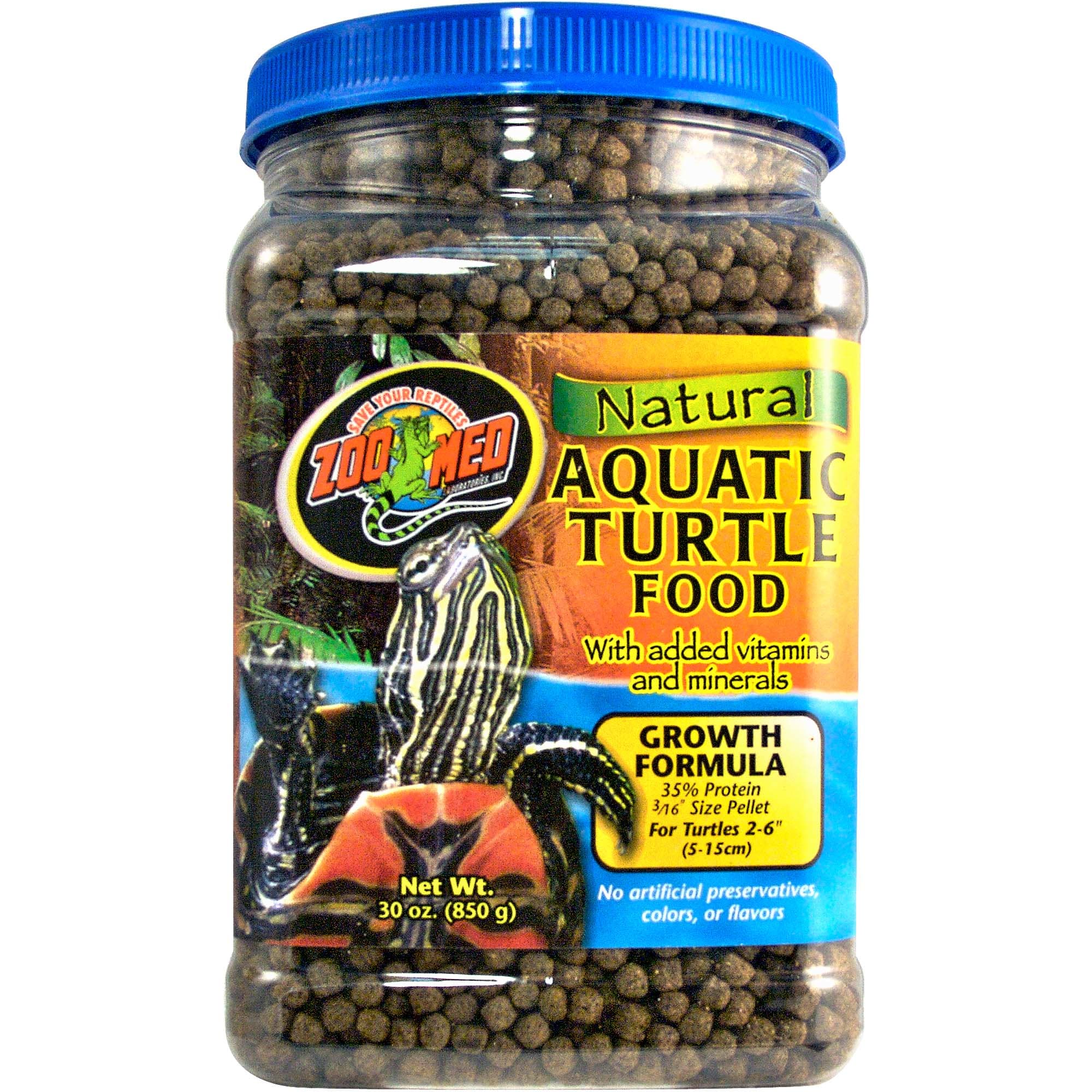 Zilla Aquatic Turtle Food (6 oz)