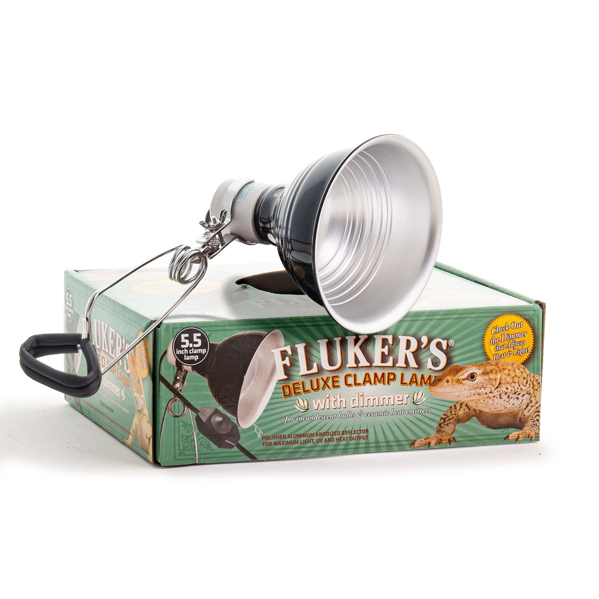 Fluker s Reptile Clamp Lamp Dimmer 8.5 Ceramic Socket