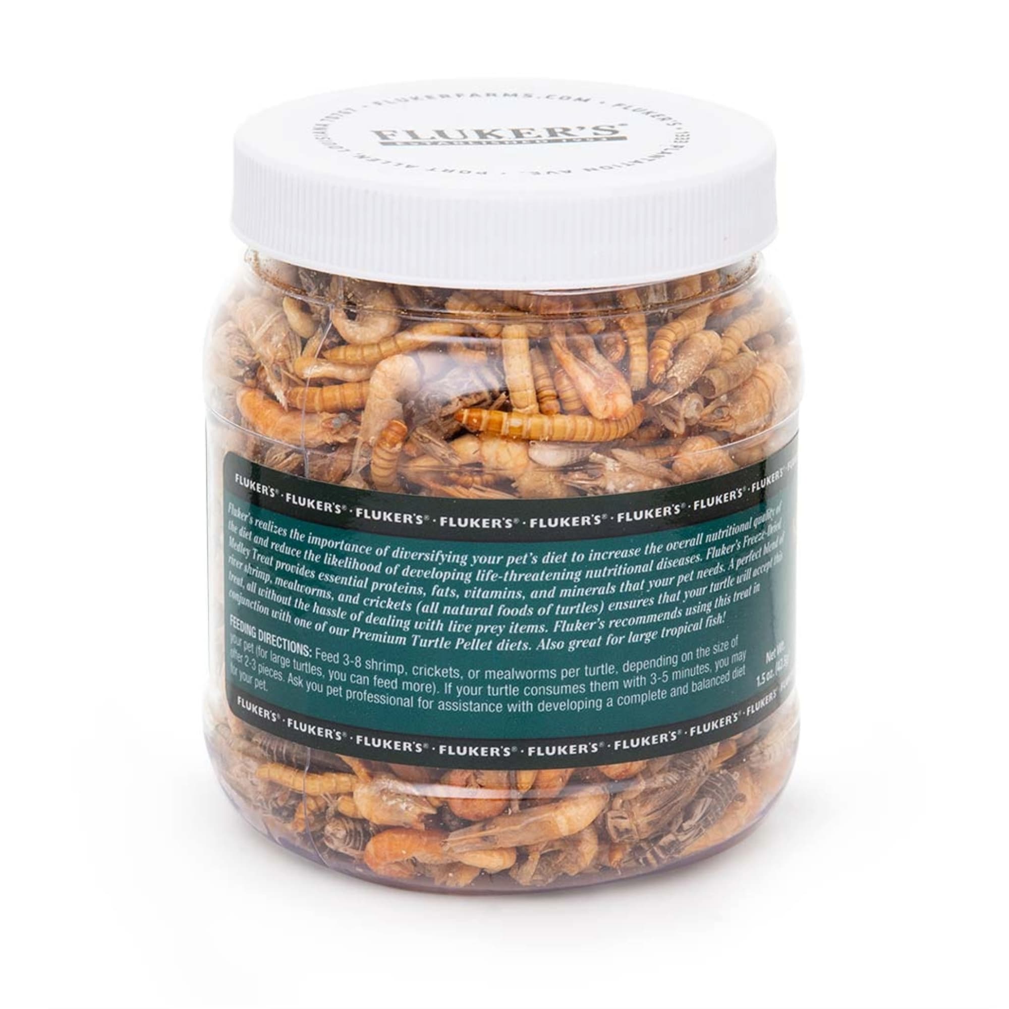 Fluker's Gourmet Canned Food for Reptiles, Fish, Birds and Small Animals, Black