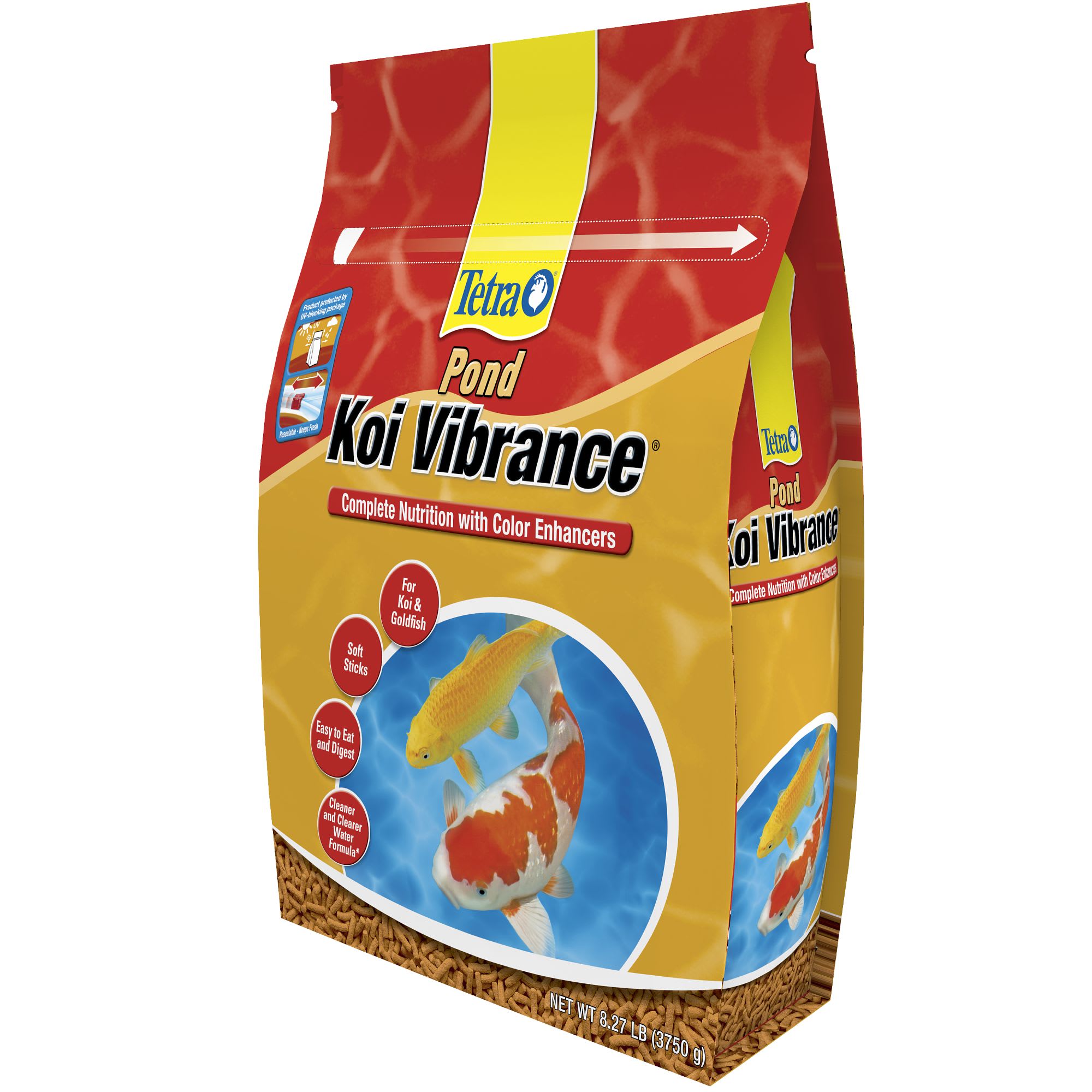 TetraPond Koi Vibrance Soft Sticks Floating Pond Food 3.31 lbs. Petco