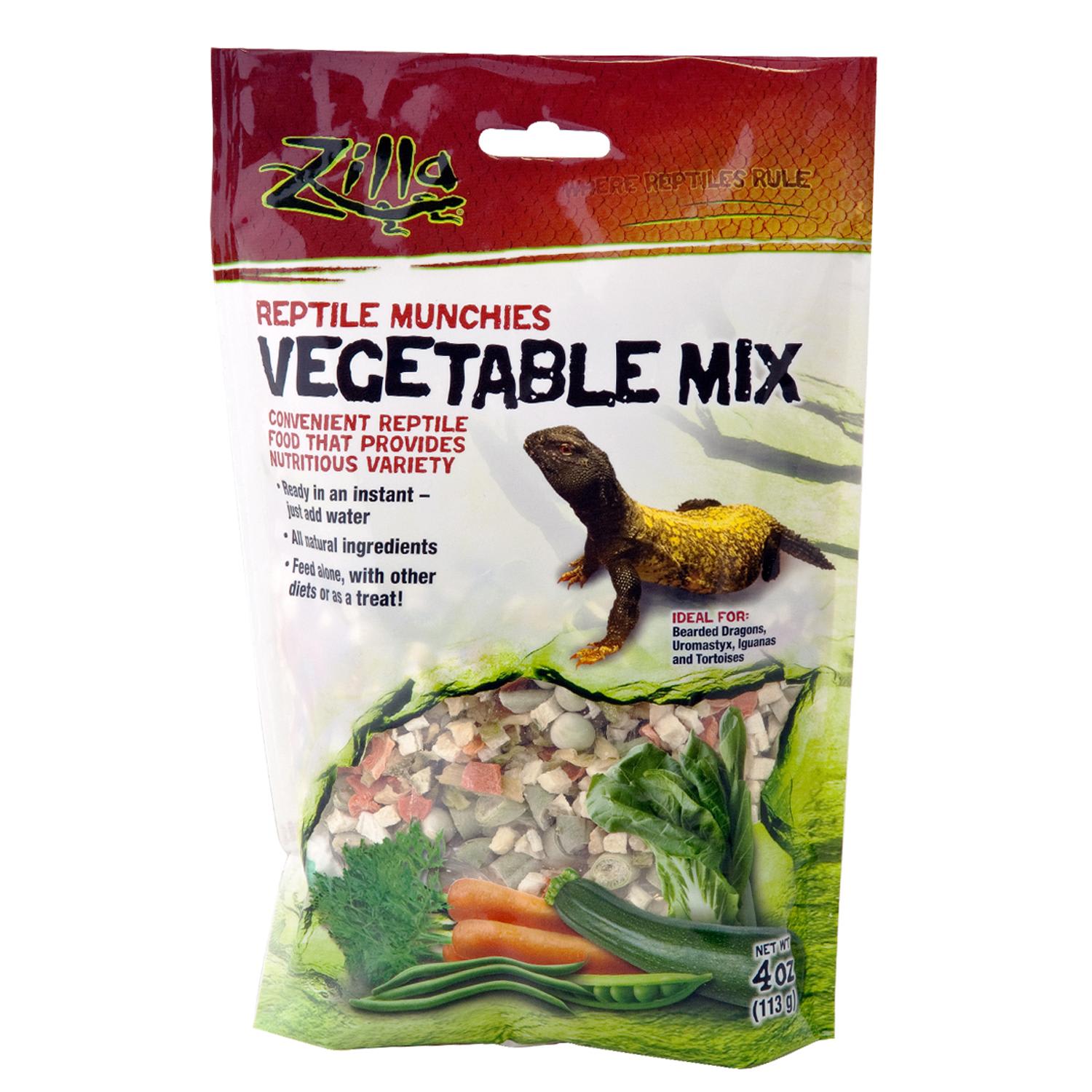 Zilla Vegetable Reptile Munchies Reptile Food