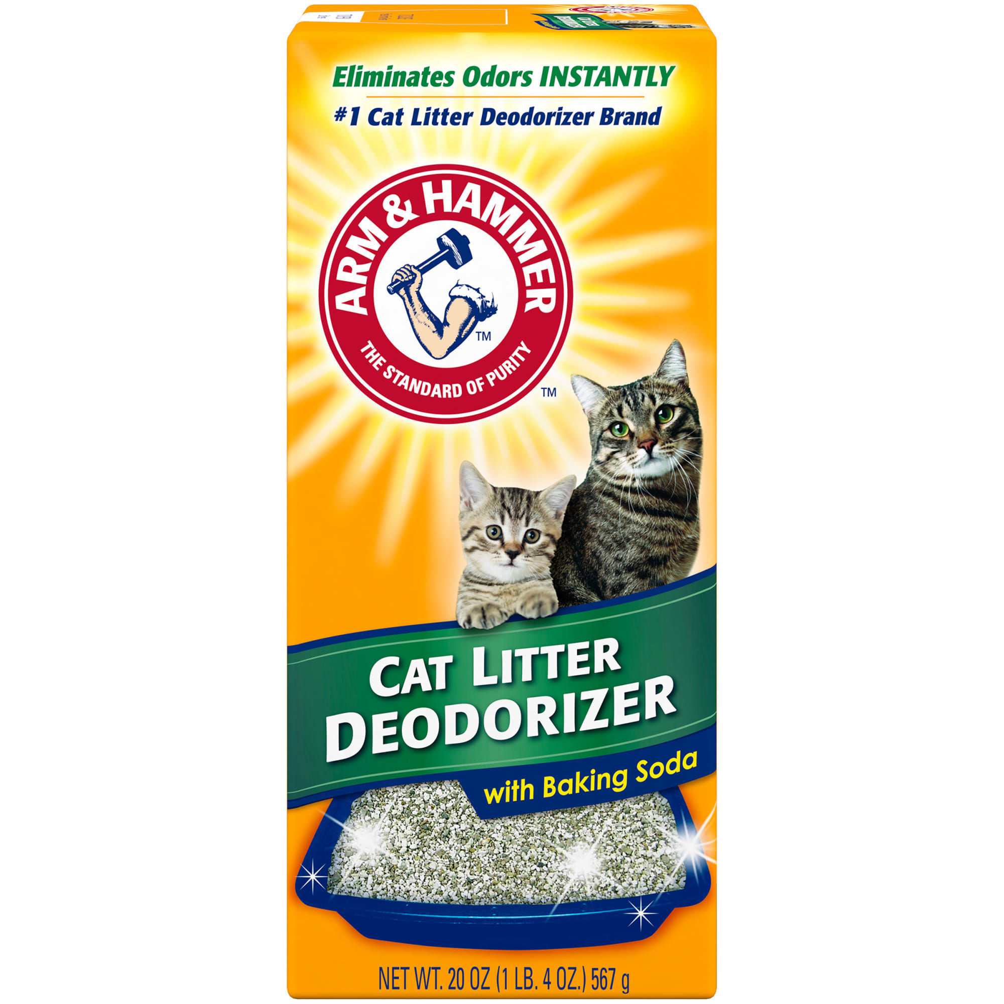 Arm & Hammer Cat Litter Deodorizer with Baking Soda, 20 oz. Petco