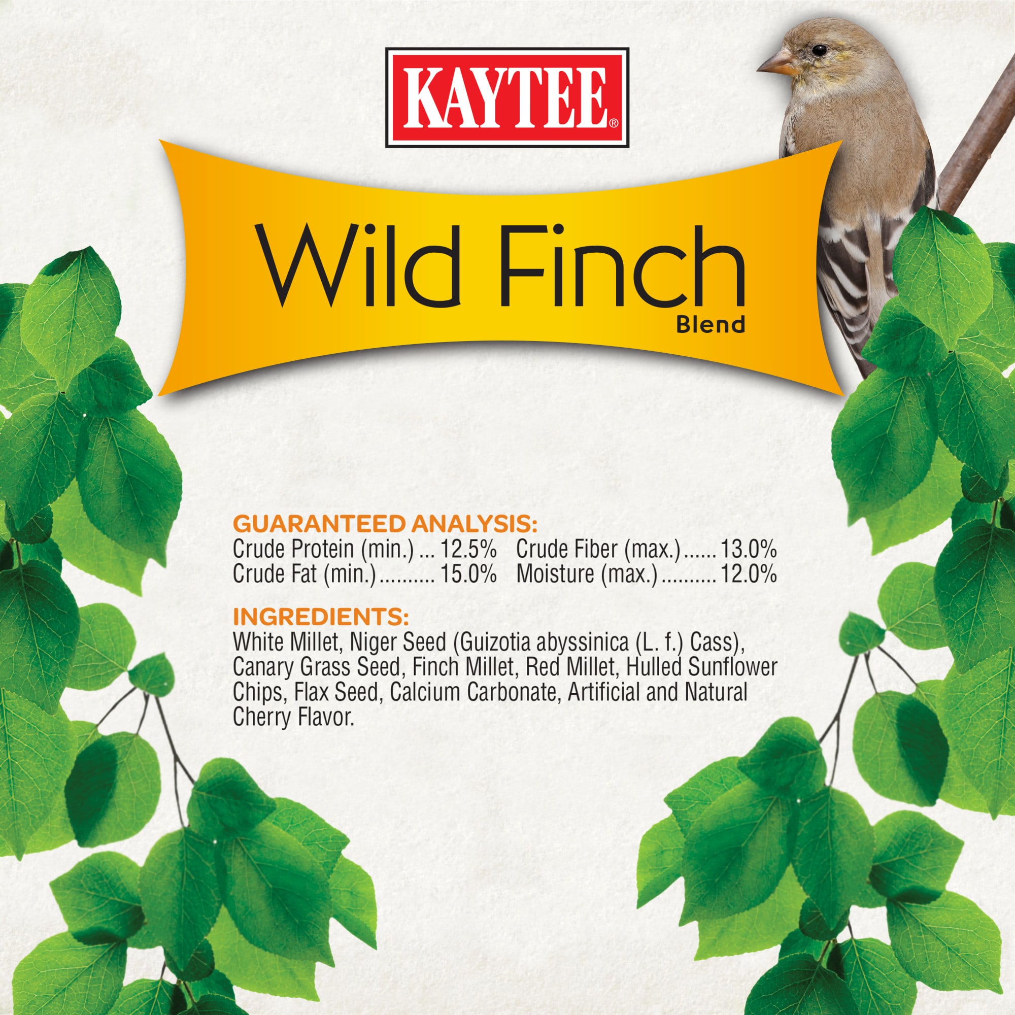 Kaytee Wild Finch Wild Bird Food 3 lbs