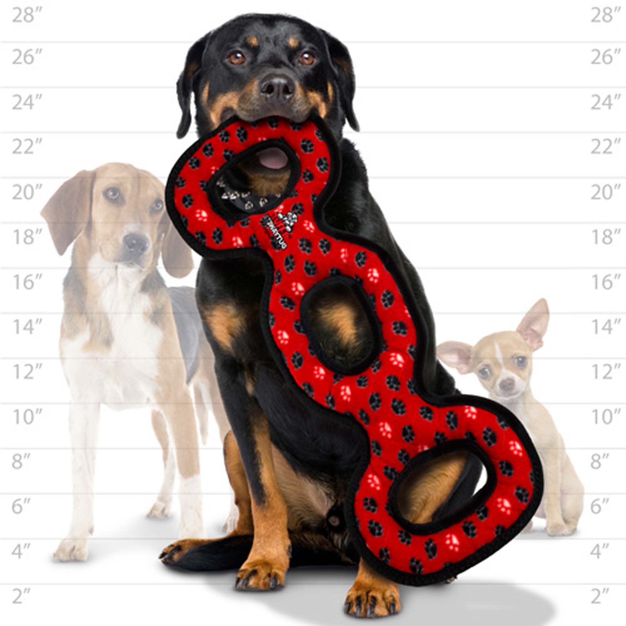 Valentines Day Dog Rope Launchers Decompression Toys Tease Cat Novelty Toys  High Speed Dual Motor Dog Self Play (red, One Size)
