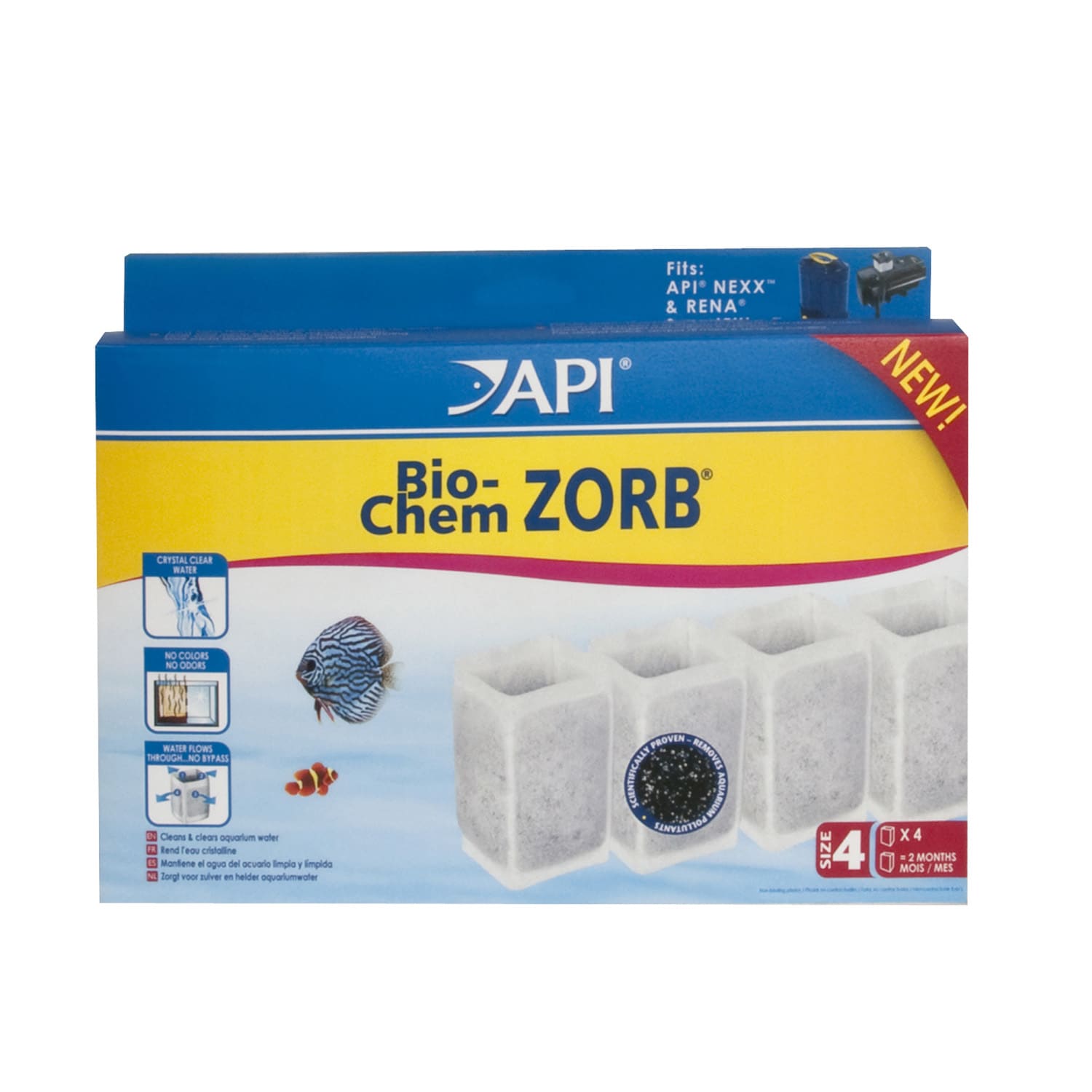 Amazon Com Api Crystal Bio Chem Zorb Size 50 Aquarium Filtration Media Cartridges For Api Superclean 50 Filters 3 Count Box Aquarium Filter Accessories Pet Supplies