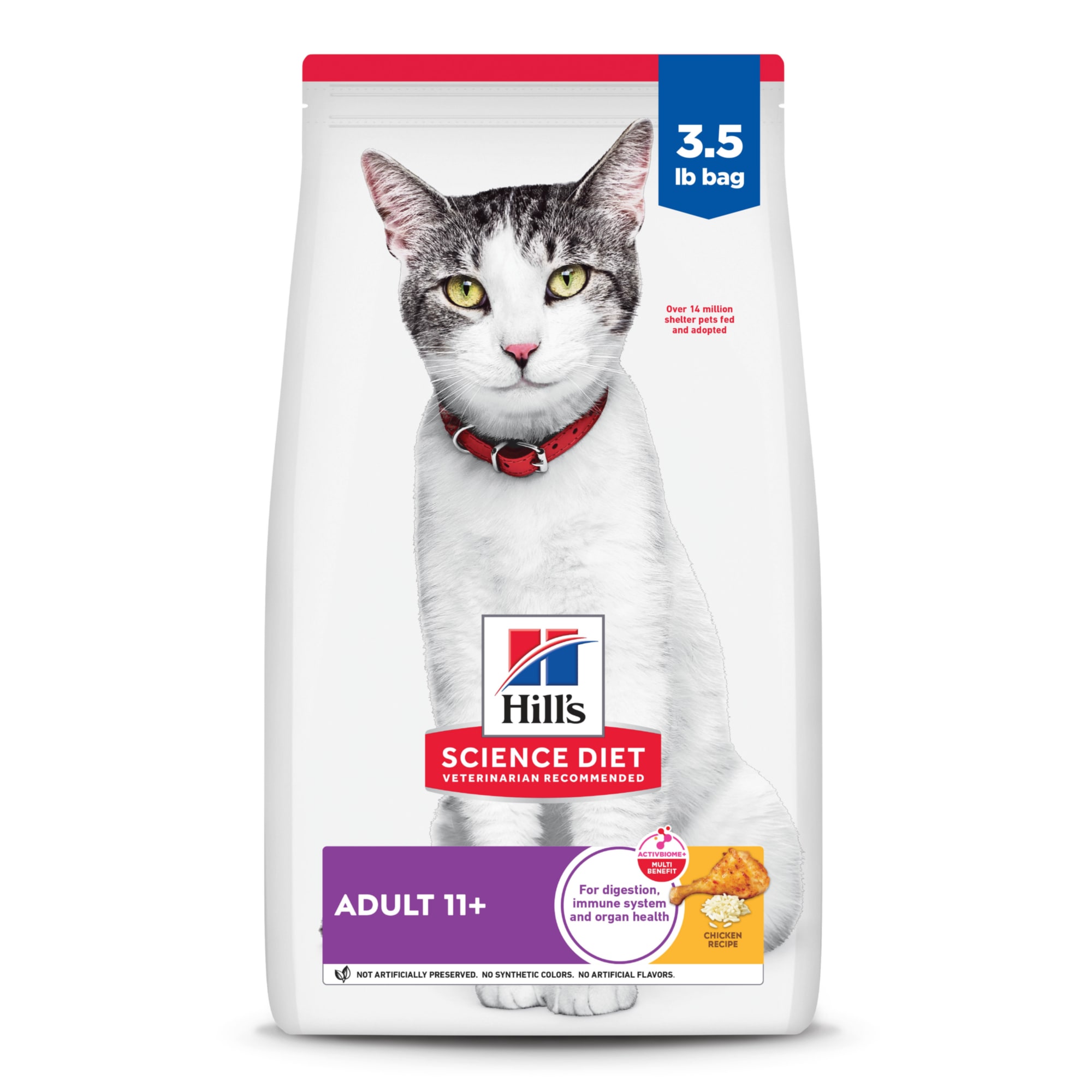 Hill s Science Diet Senior 11 Chicken Recipe Dry Cat Food 3.5