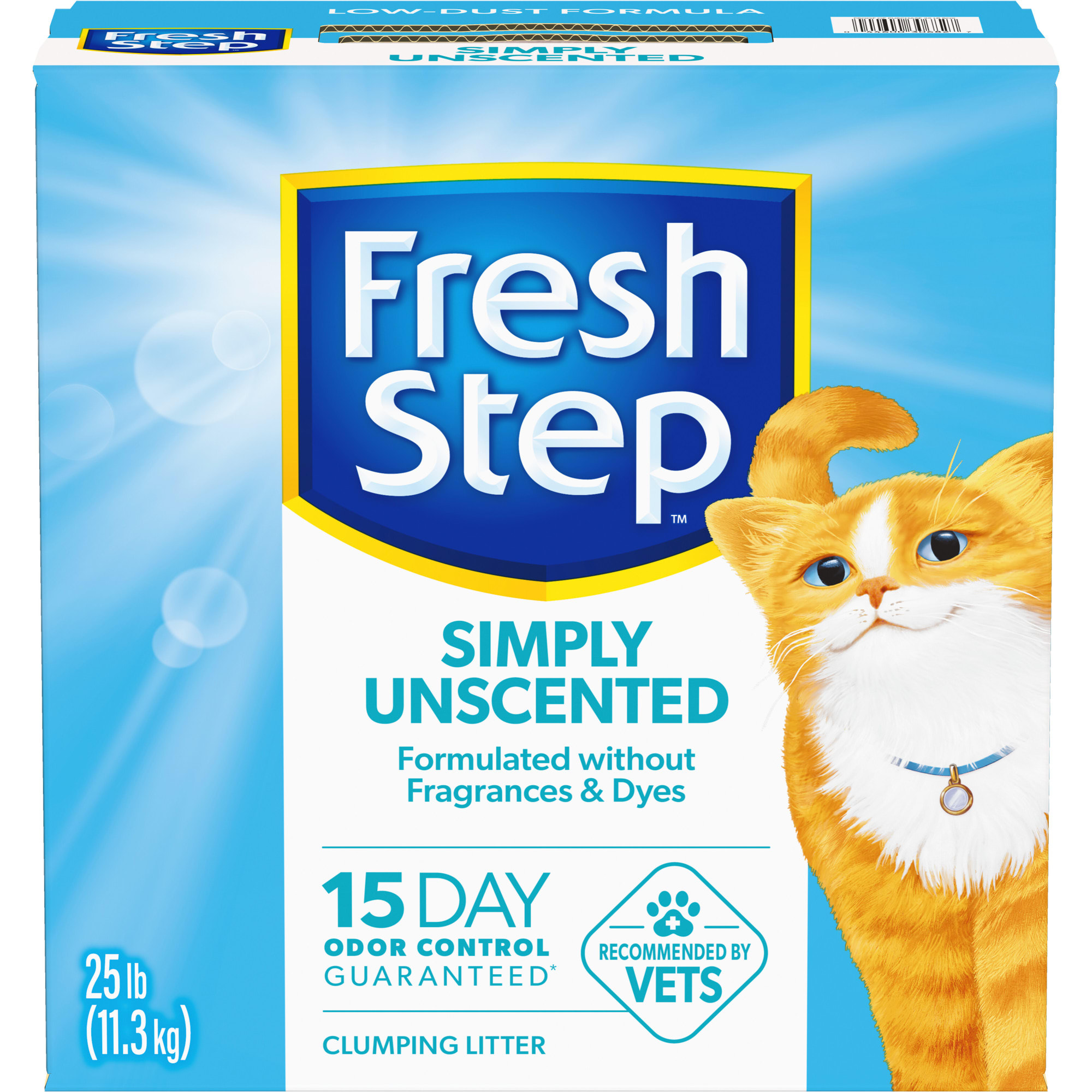 Fresh Step Simply Unscented Clumping Cat Litter 25 lbs. Petco