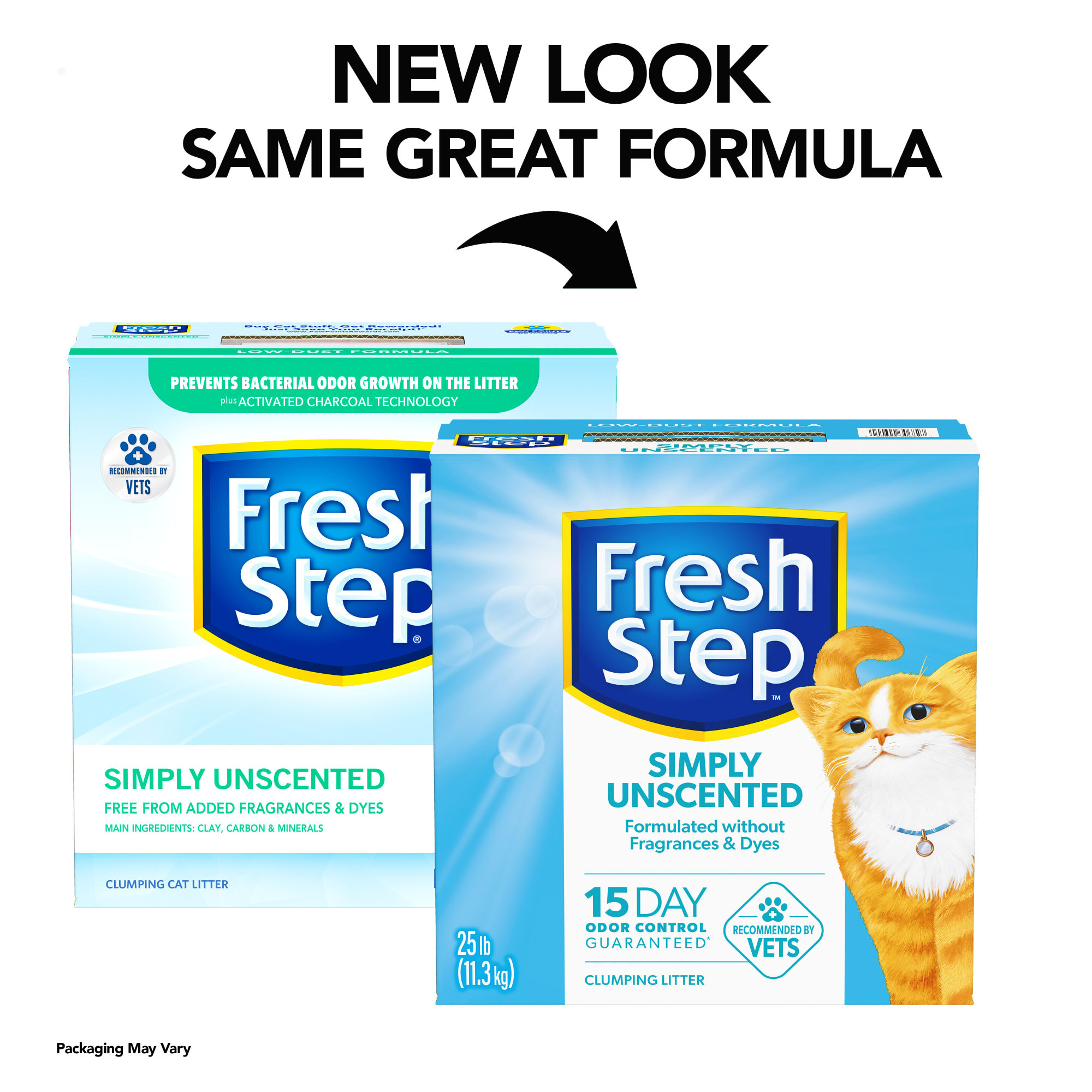 Fresh Step Simply Unscented Clumping Cat Litter 25 lbs. Petco