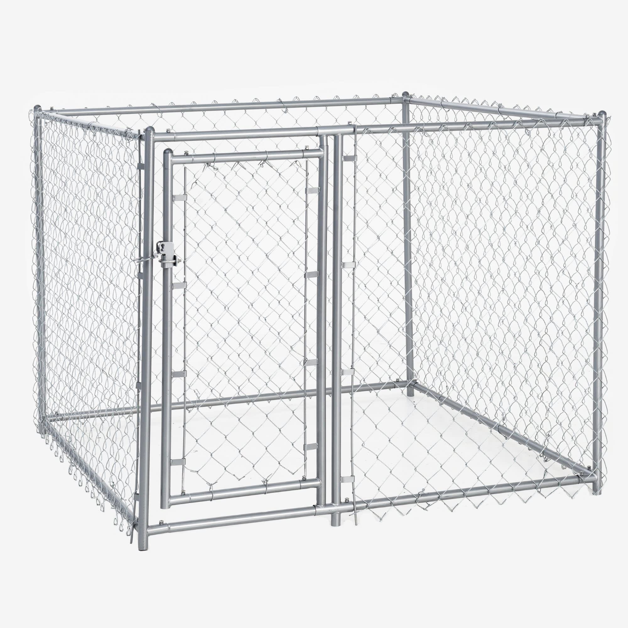 Lucky Dog Boxed Chain Link Kennel, 5' L X 5' W X 4' H Petco