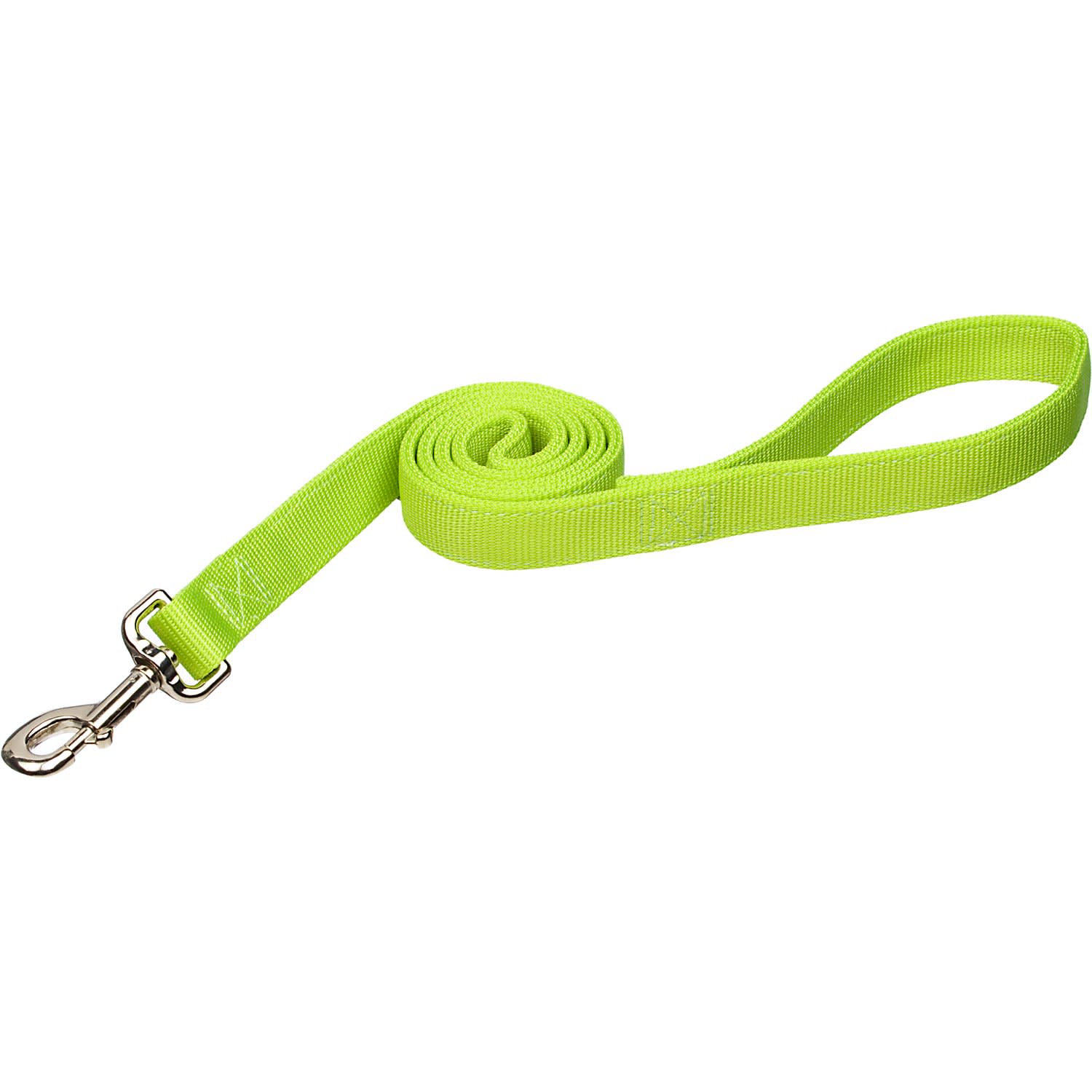 Coastal Pet Double Ply Nylon Personalized Dog Leash in Lime, 4' L X 1 ...