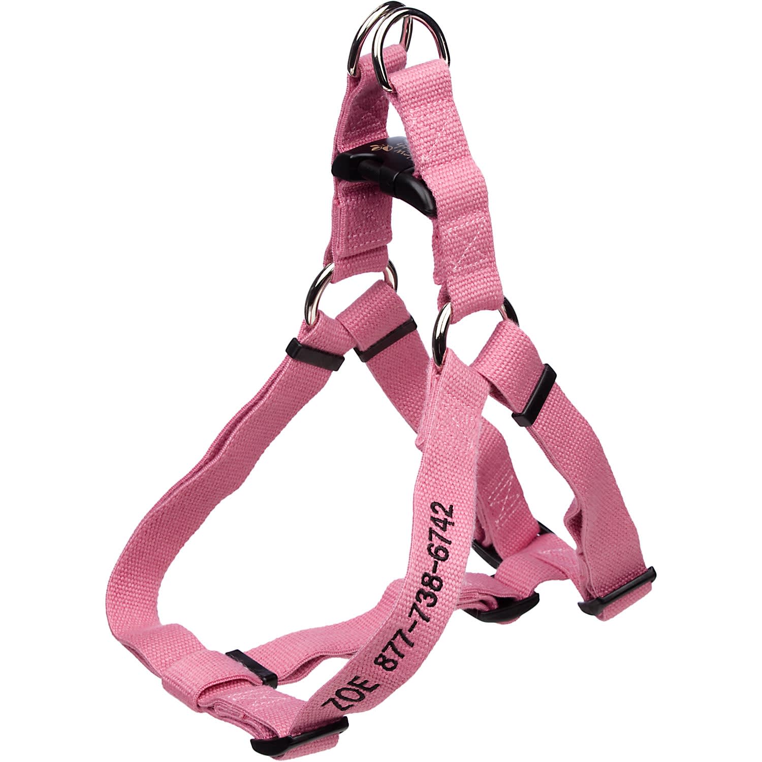 Designer dog harness COCONUT - designer harness white outdoor fabric with  rose gold hardware - vegan