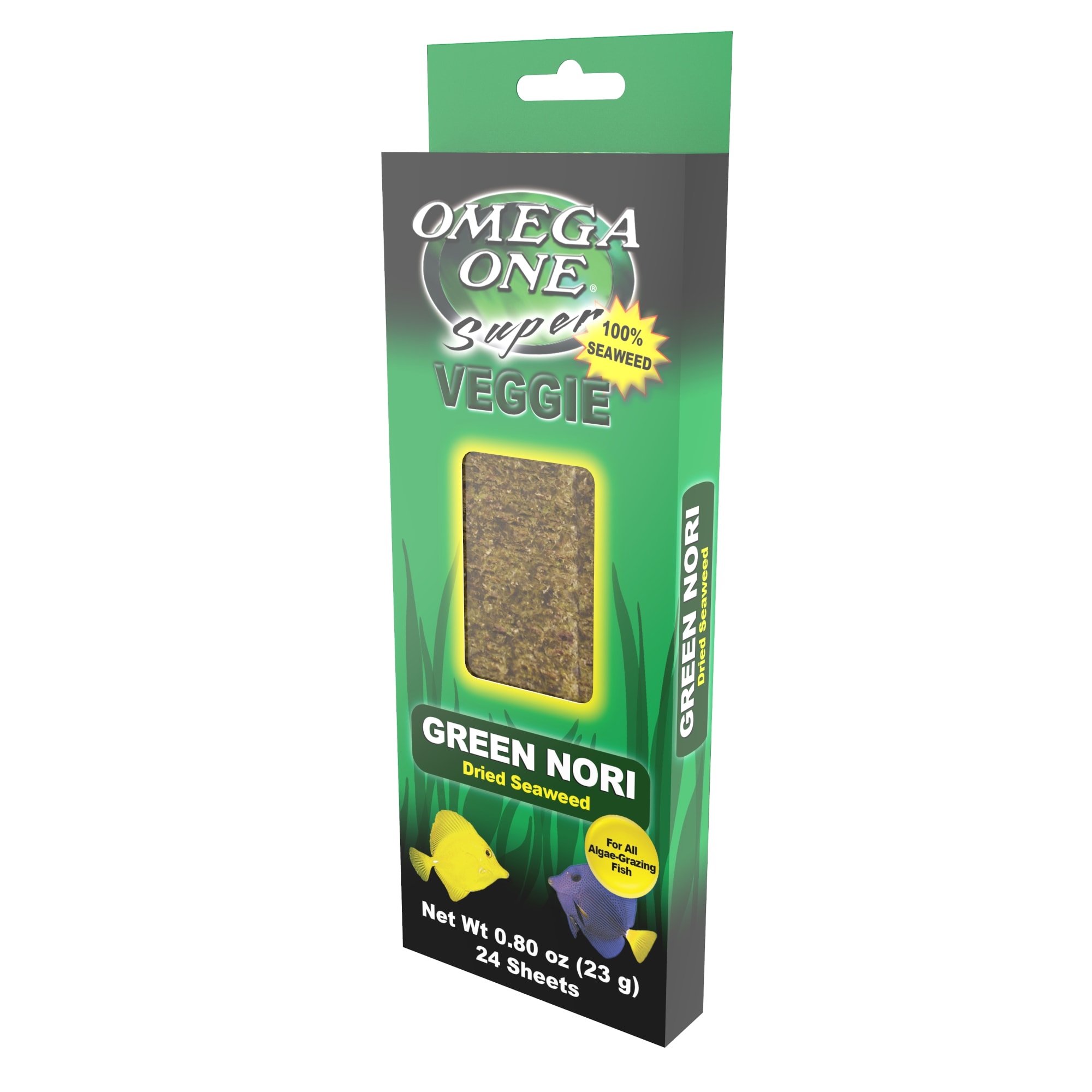 Omega One Super Veggie Green Seaweed, .8 oz., 24 sheets