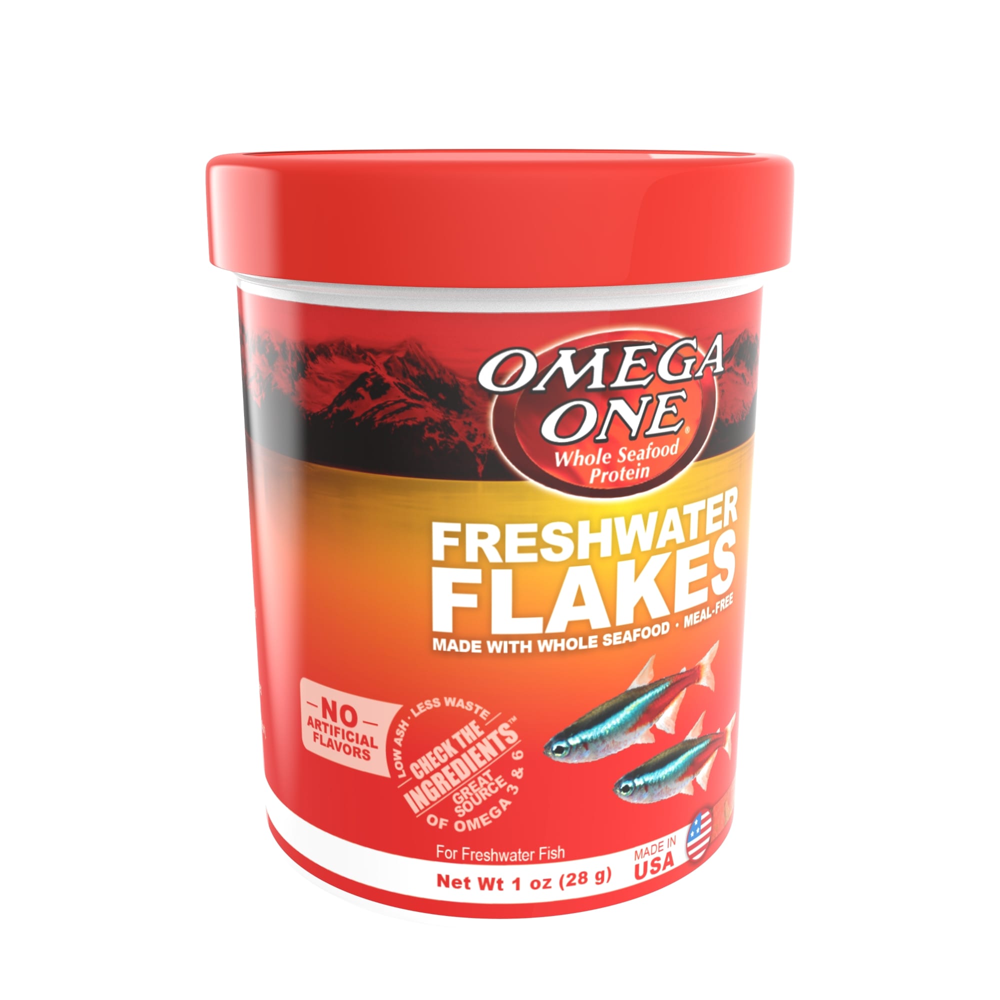 Omega One Freshwater Flakes 2.2 oz