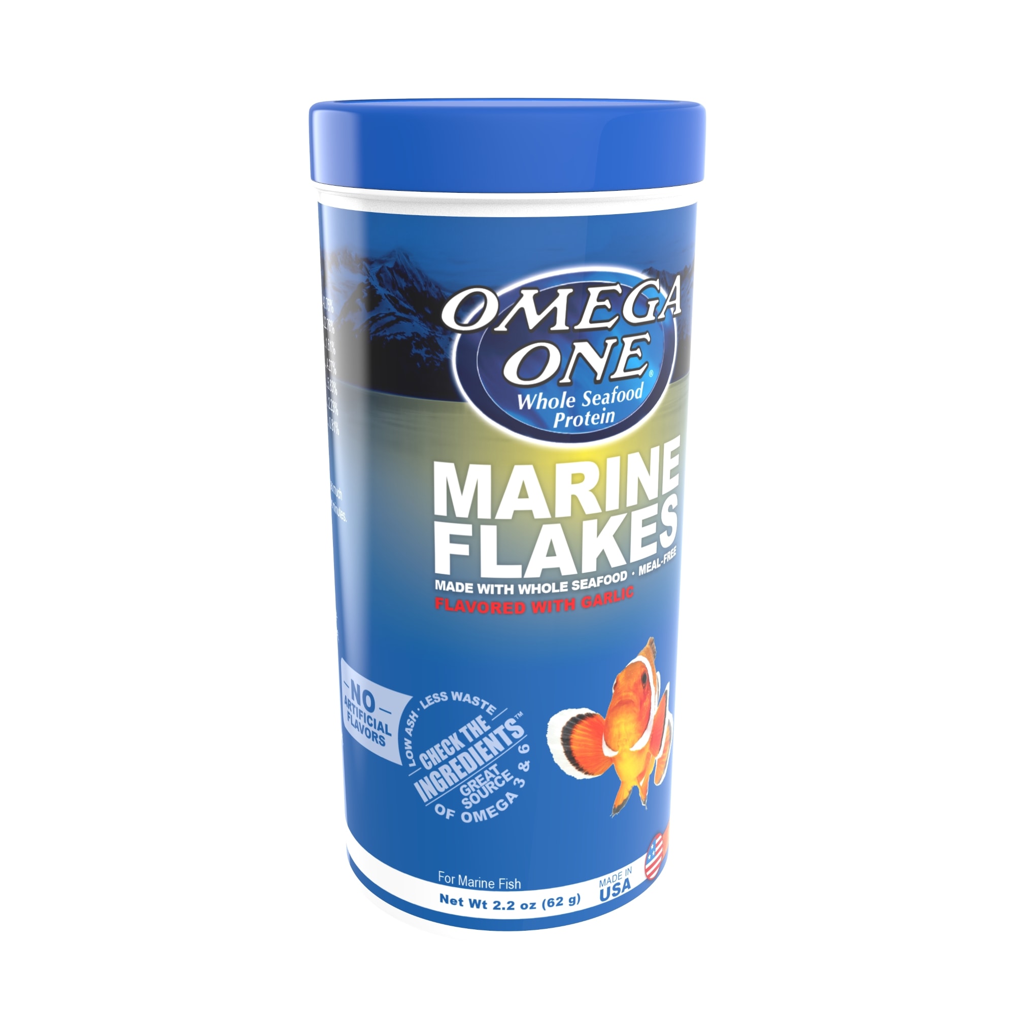 Marine flakes, alimentation en flocons 250ml/52g pour poisson d'eau