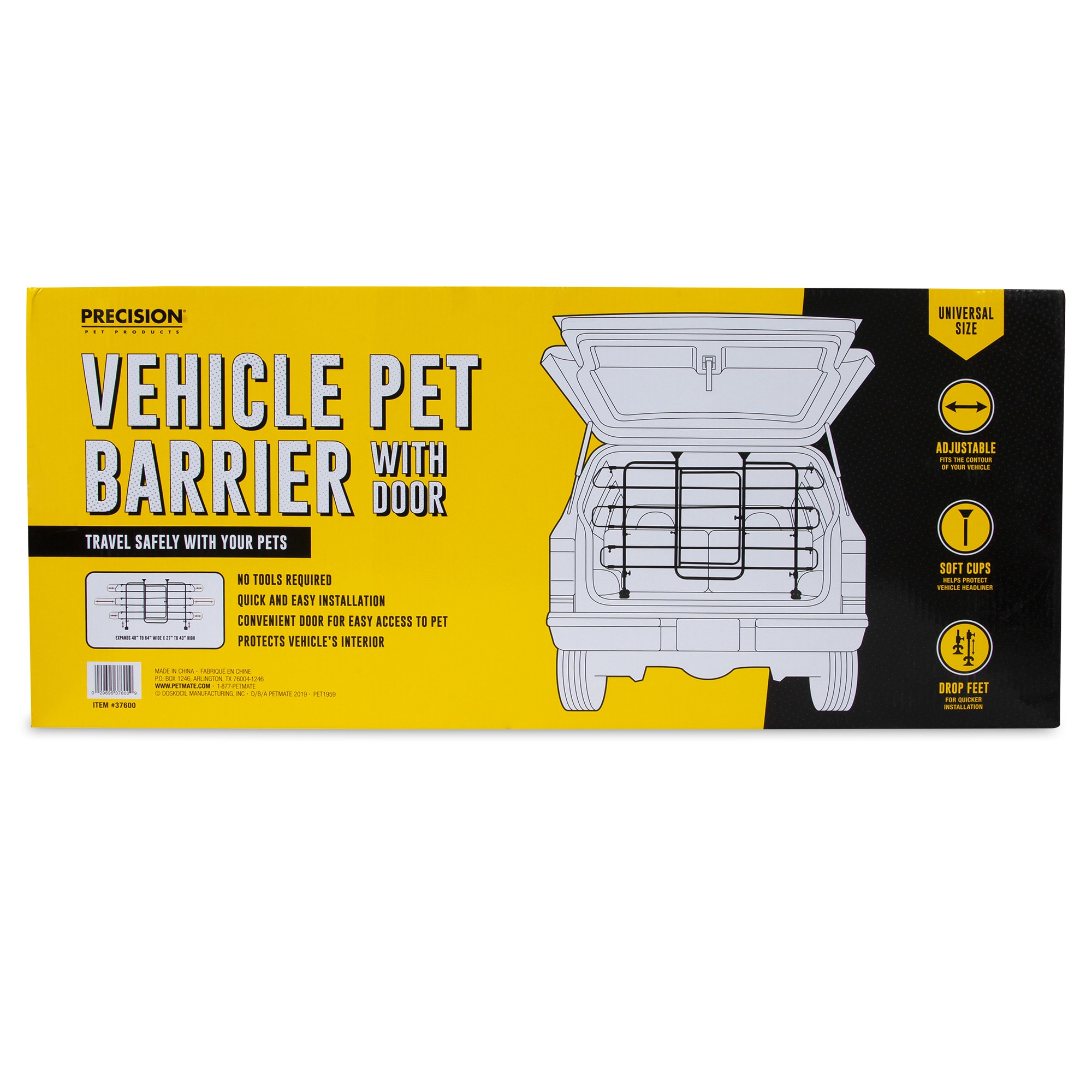 Precision Pet Vehicle Pet Barrier with Door 69