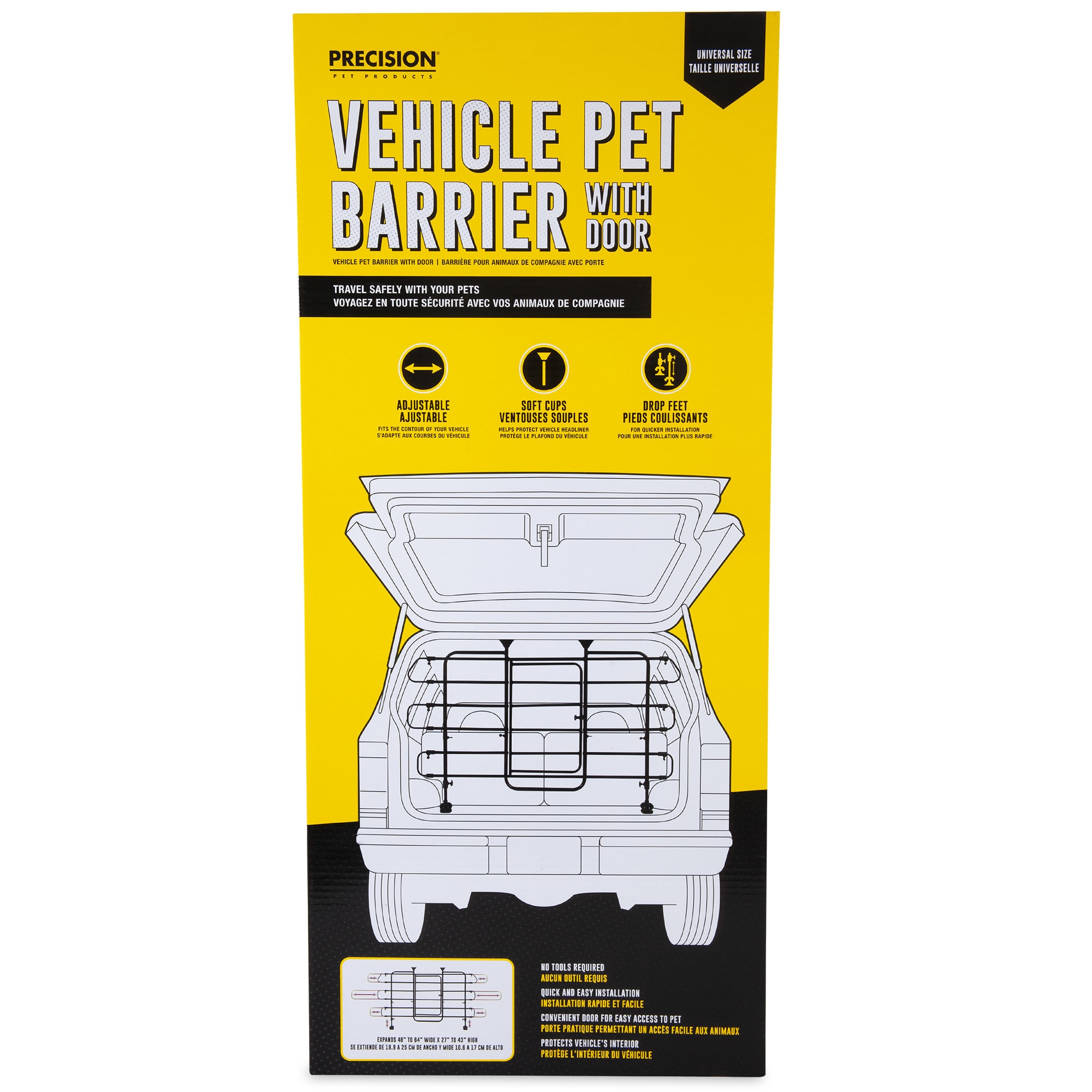 Vehicle pet barrier with door new arrivals