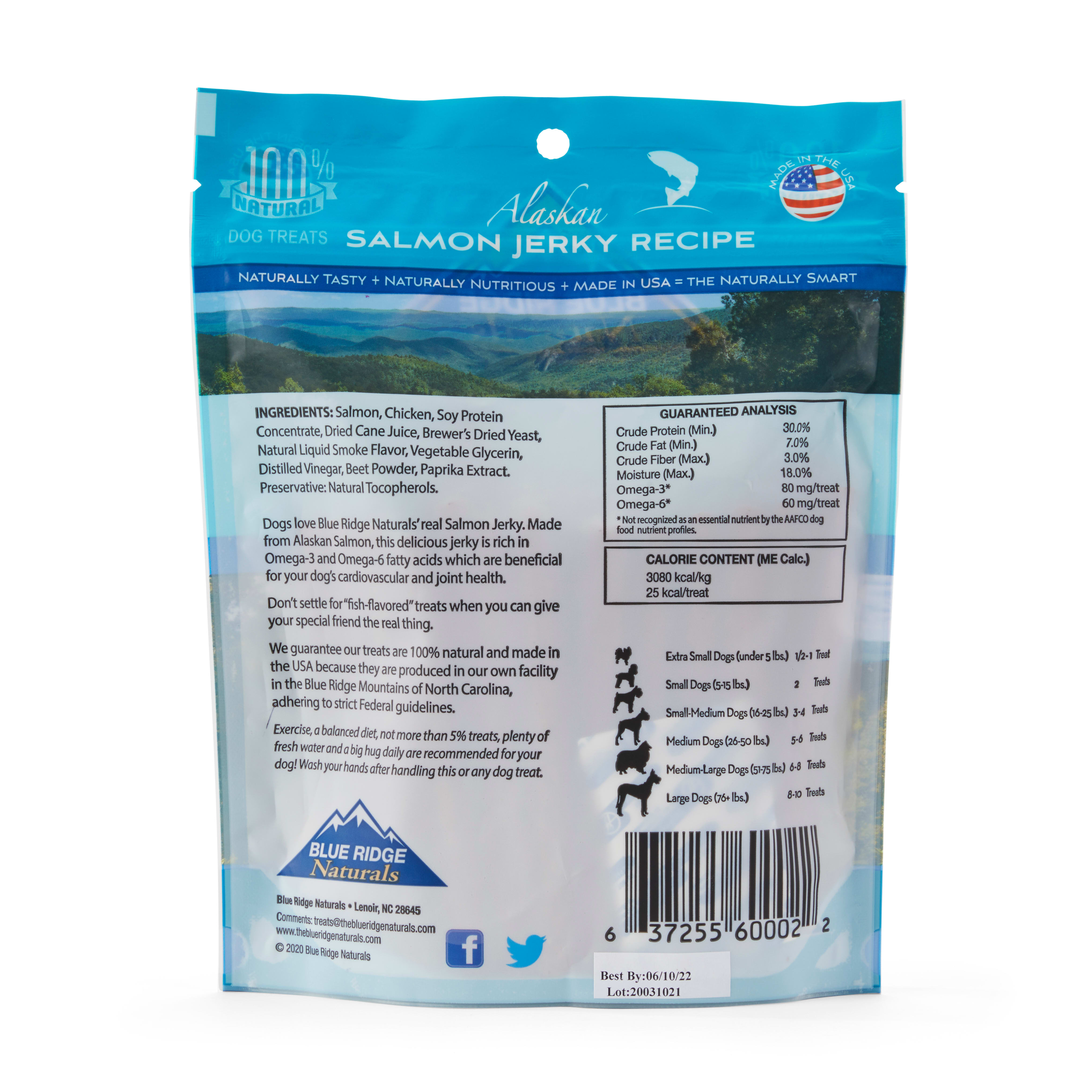 Alaskan salmon clearance jerky dog treats