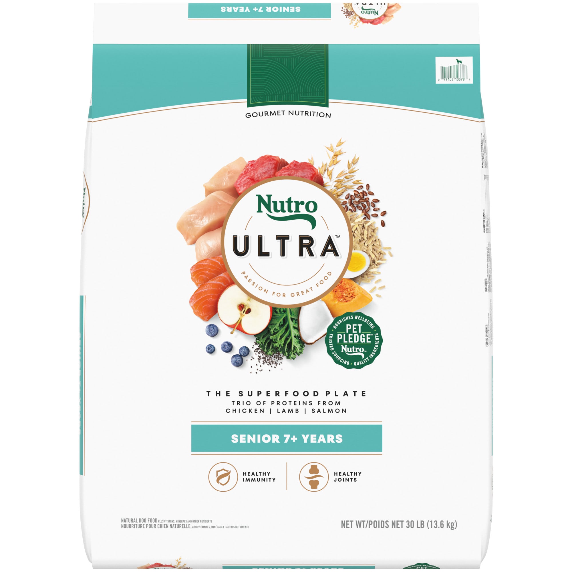 nutro ultra senior dog food 30 lb