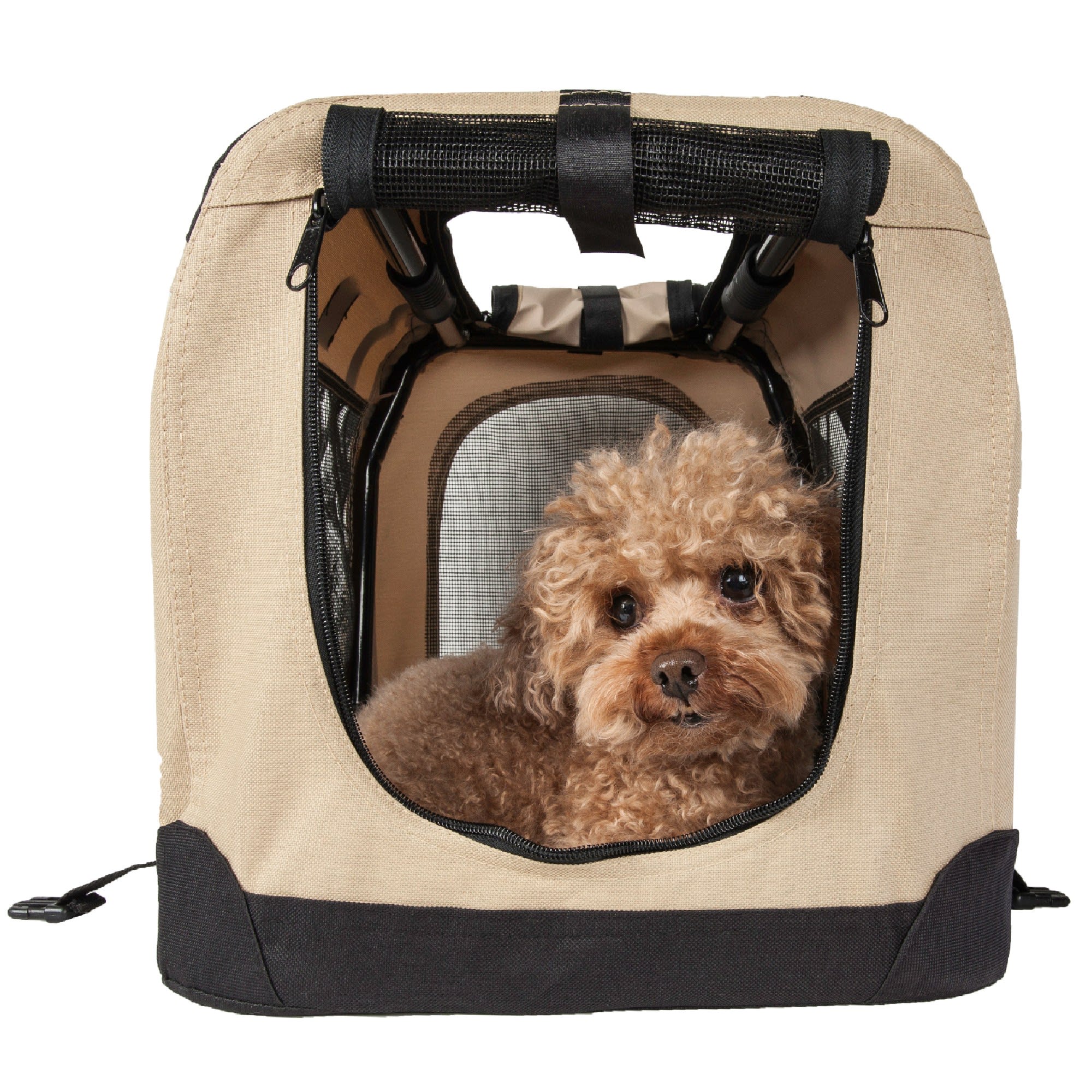 Pet Life Folding Zippered 360 Degree Vista View House Pet ...
