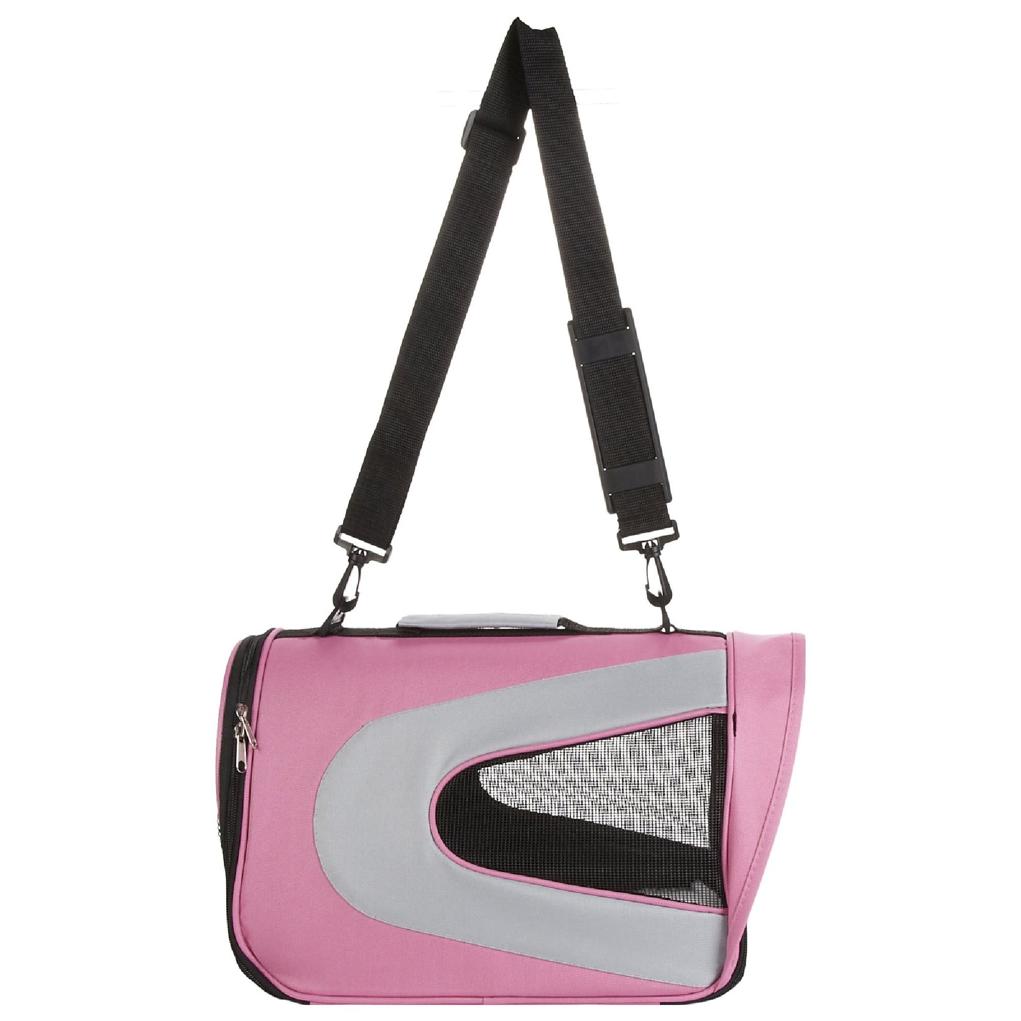 Crossbody Cat Carrier - Cotton - Pink - Yellow from Apollo Box