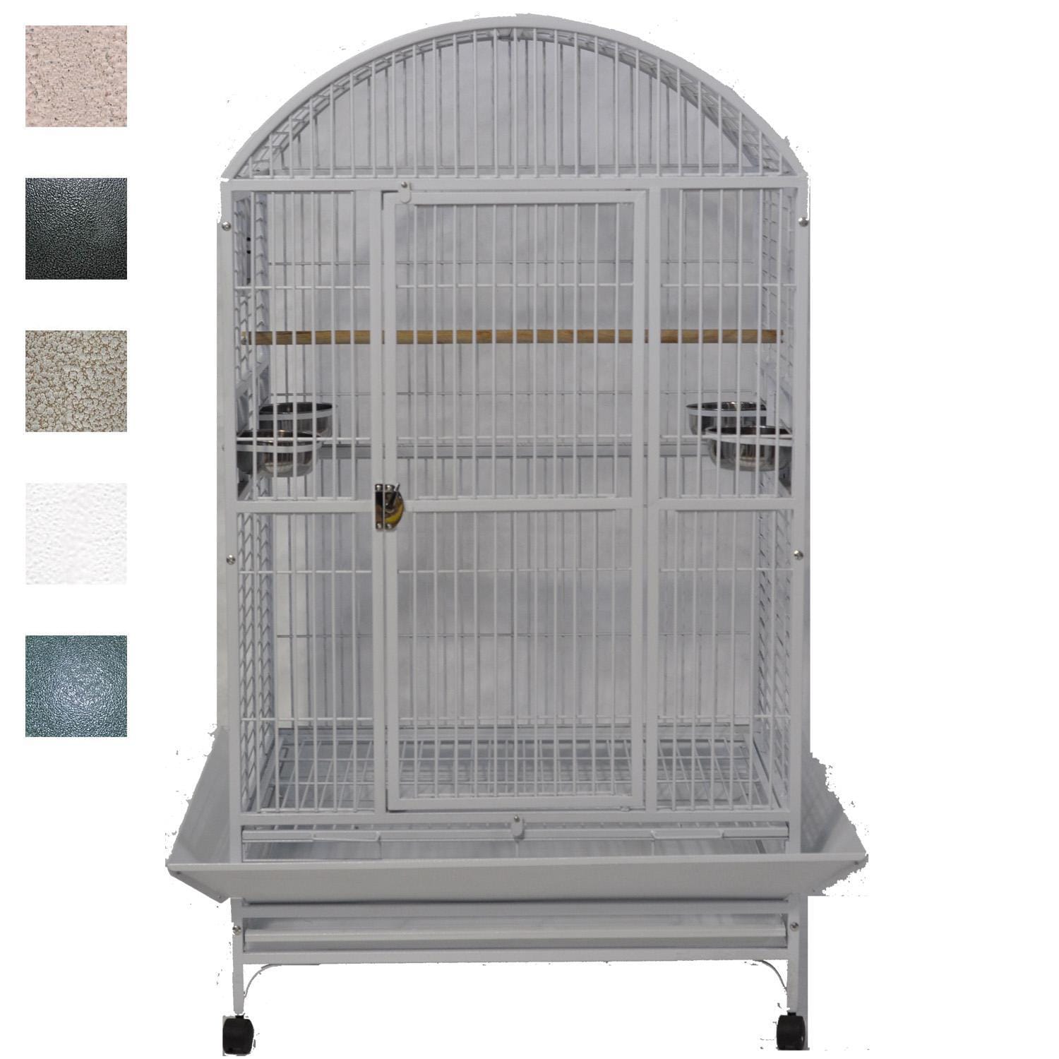 A&E Cage Company Black Palace Dometop X-Large Bird Cage, 36