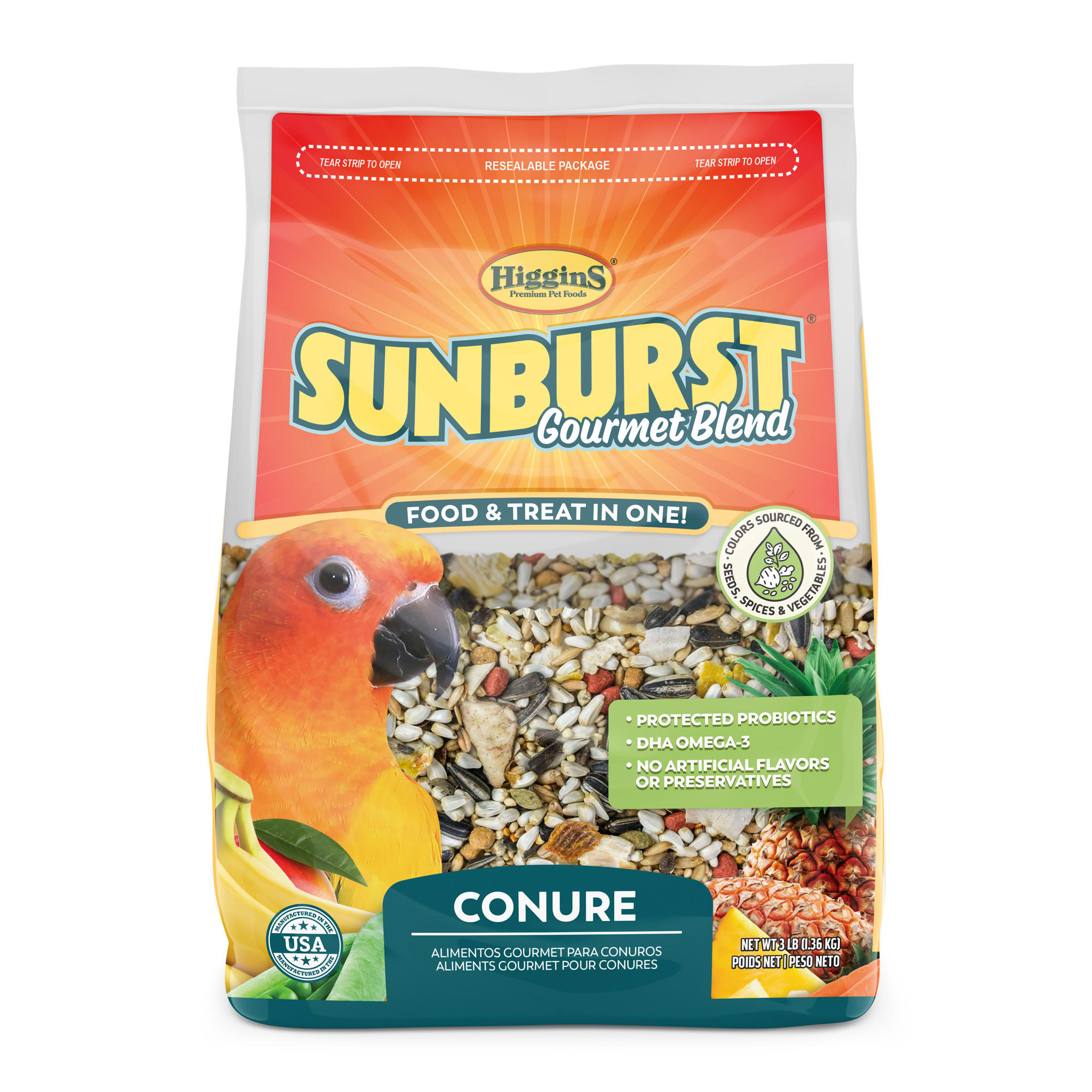 Higgins sunburst 2025 chinchilla food