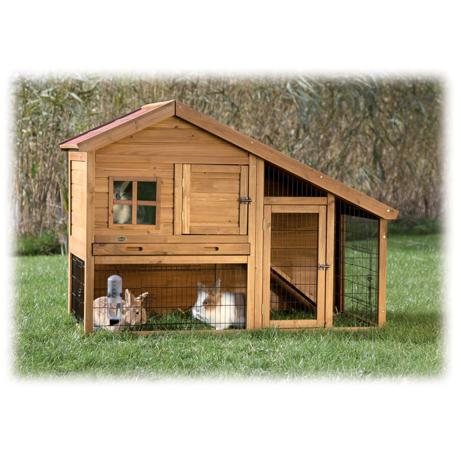 Trixie two 2024 story rabbit hutch