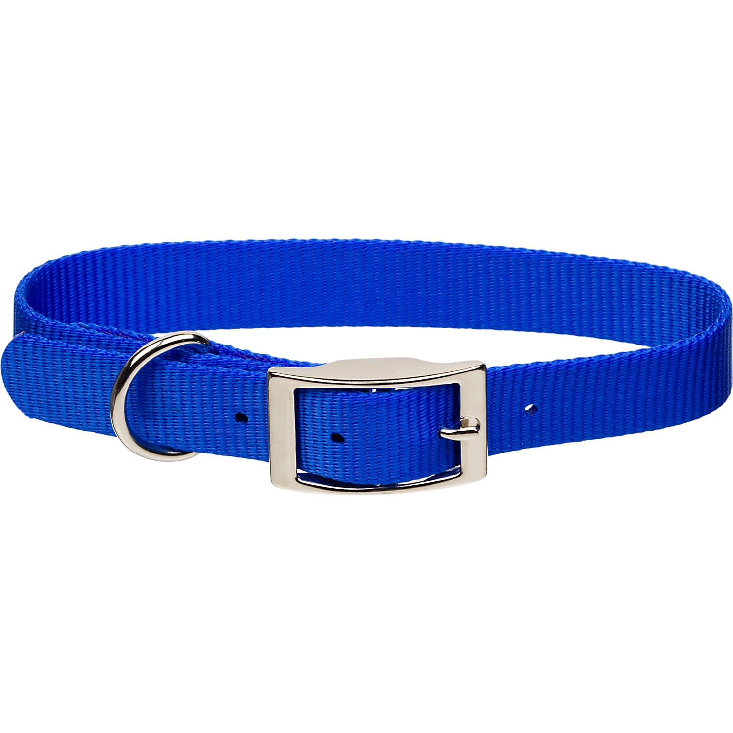 Polyester dark blue dog leash of the memopet collection with NFC technology.