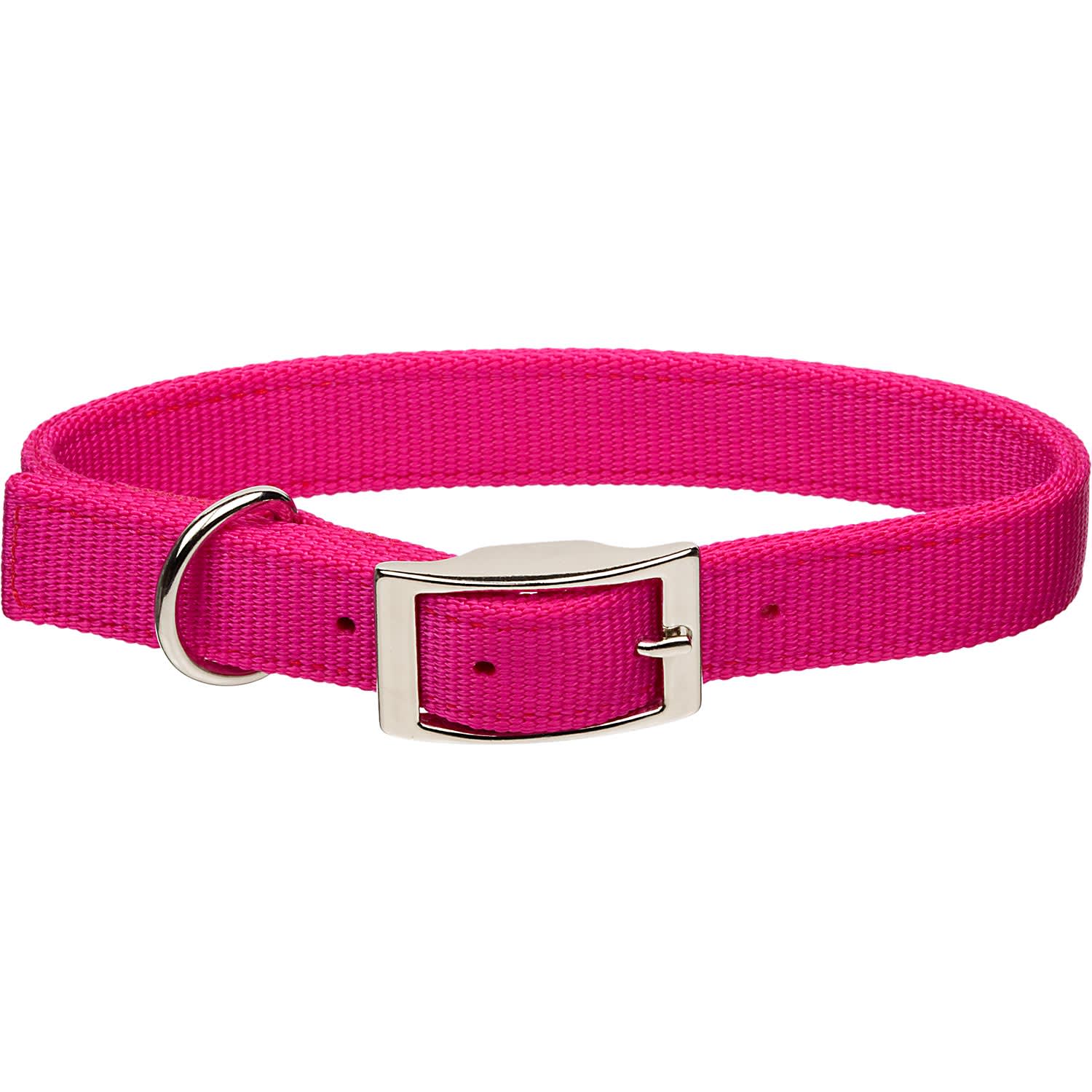 Coastal Pet DoublePly Jewel Tone Personalized Dog Collar, Pink