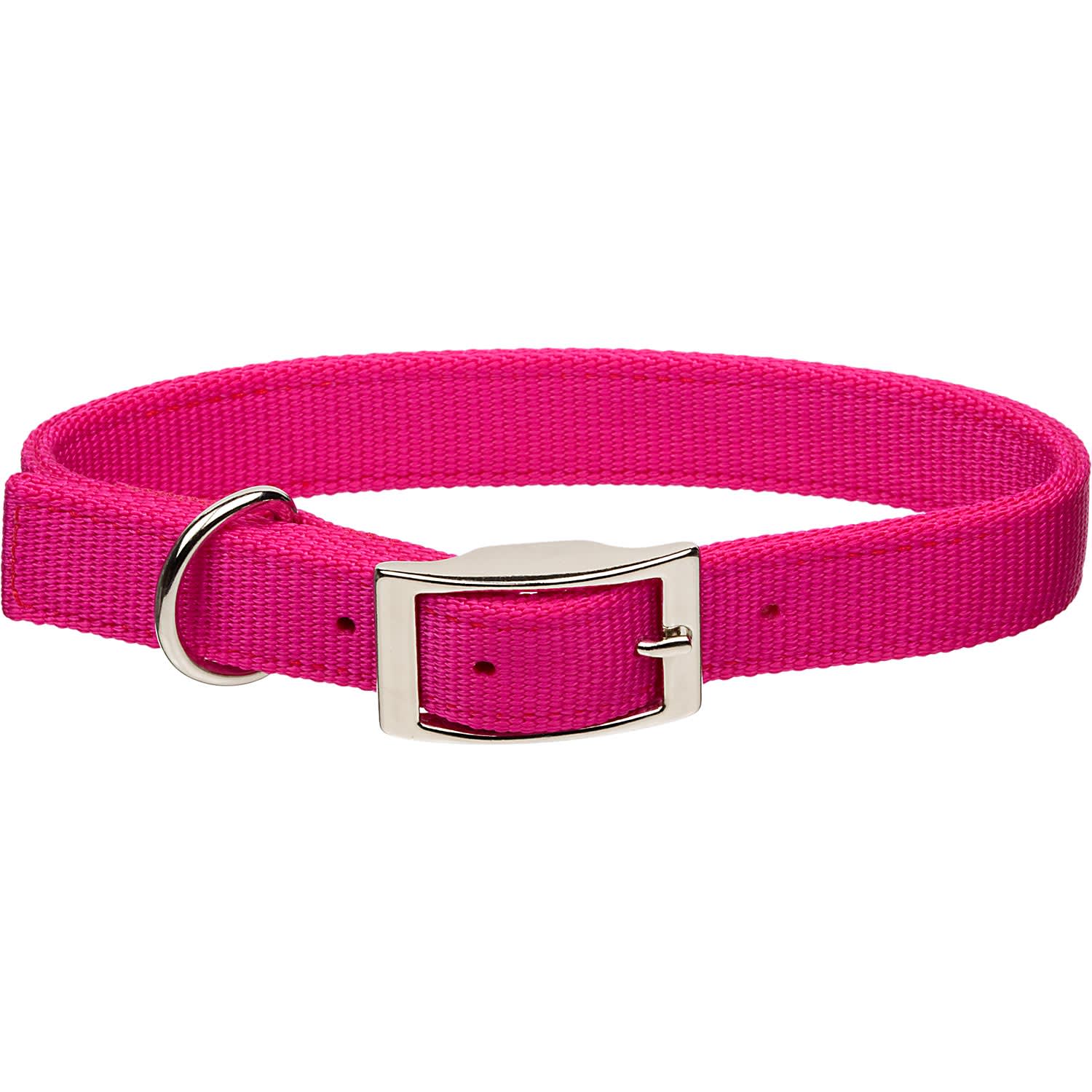 Coastal Pet Double-Ply Jewel Tone Personalized Dog Collar, Pink ...