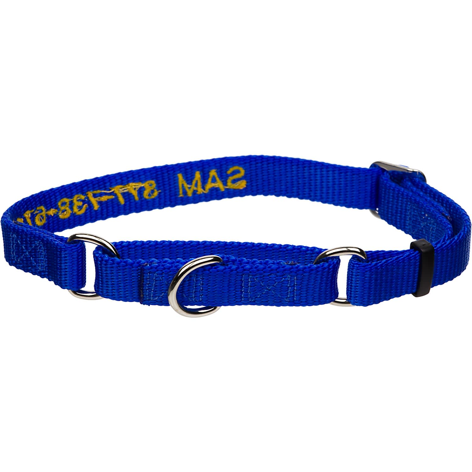 St. Louis Blues Collar Adjustable Dog Collar Martingale 