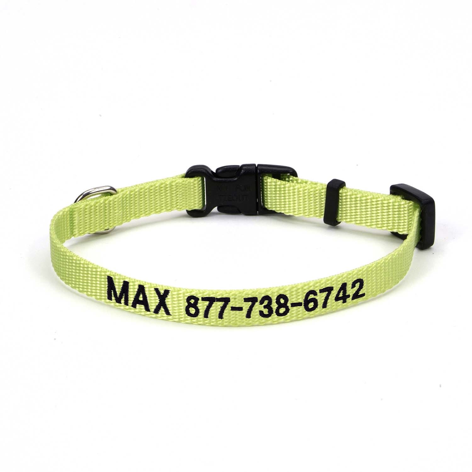 Coastal Pet Adjustable Personalized Dog Collar with Plastic Buckle