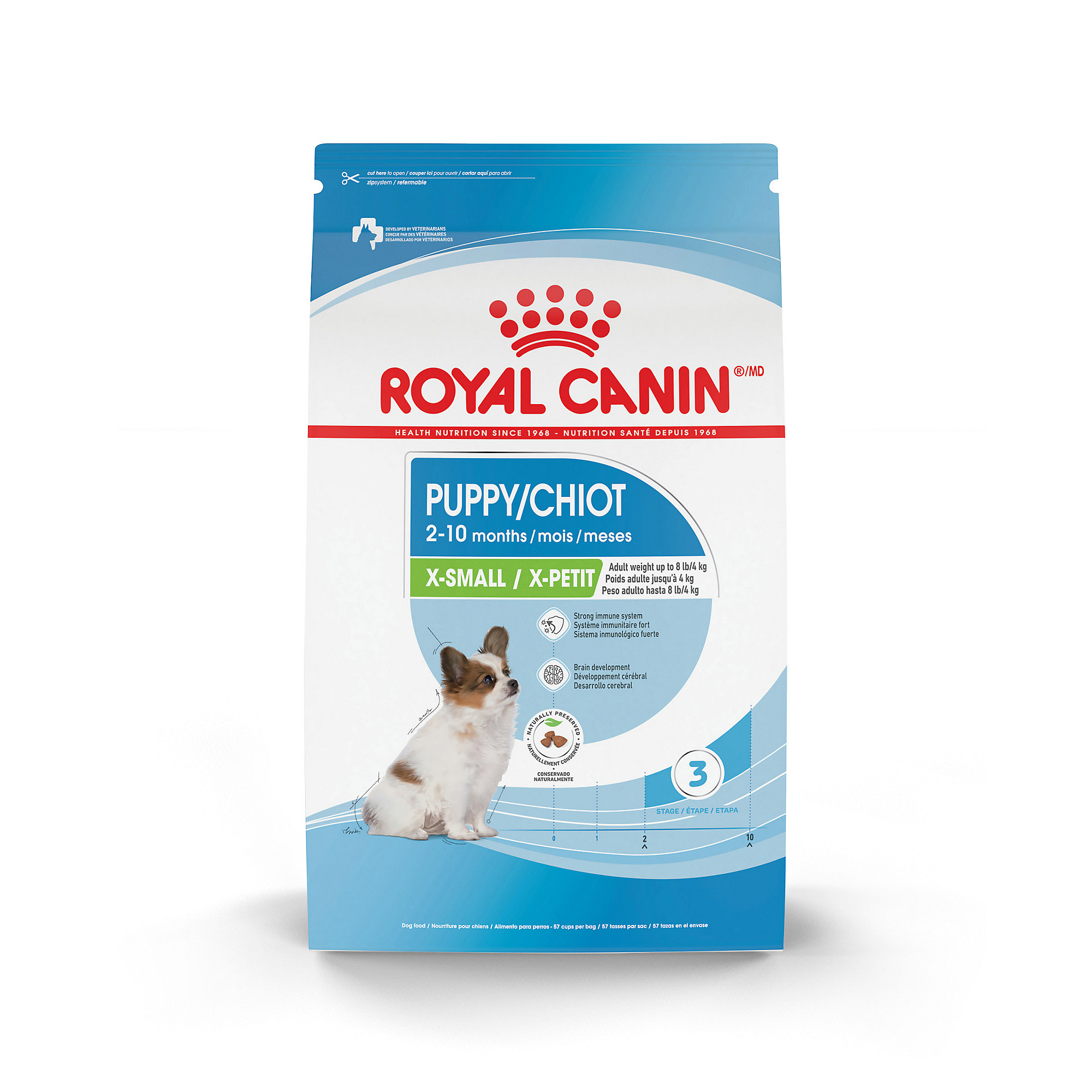 Royal Canin X-Small Puppy Dry Food, 3 lbs.