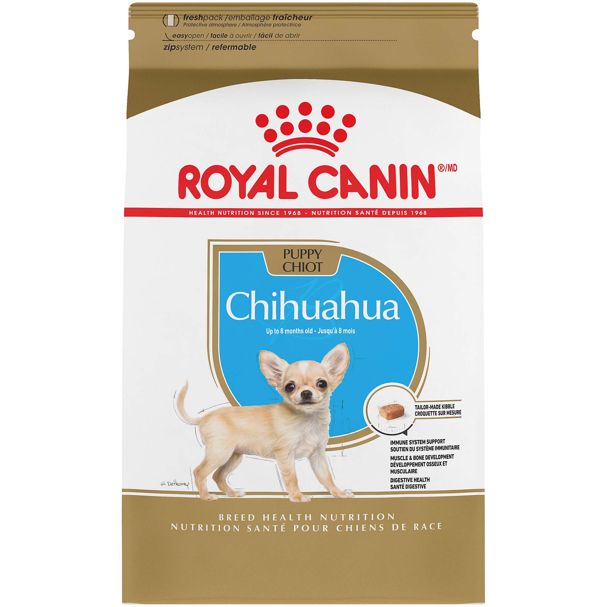 Royal Canin Breed Health Nutrition Chihuahua Puppy Dry Dog Food 2.5 lbs