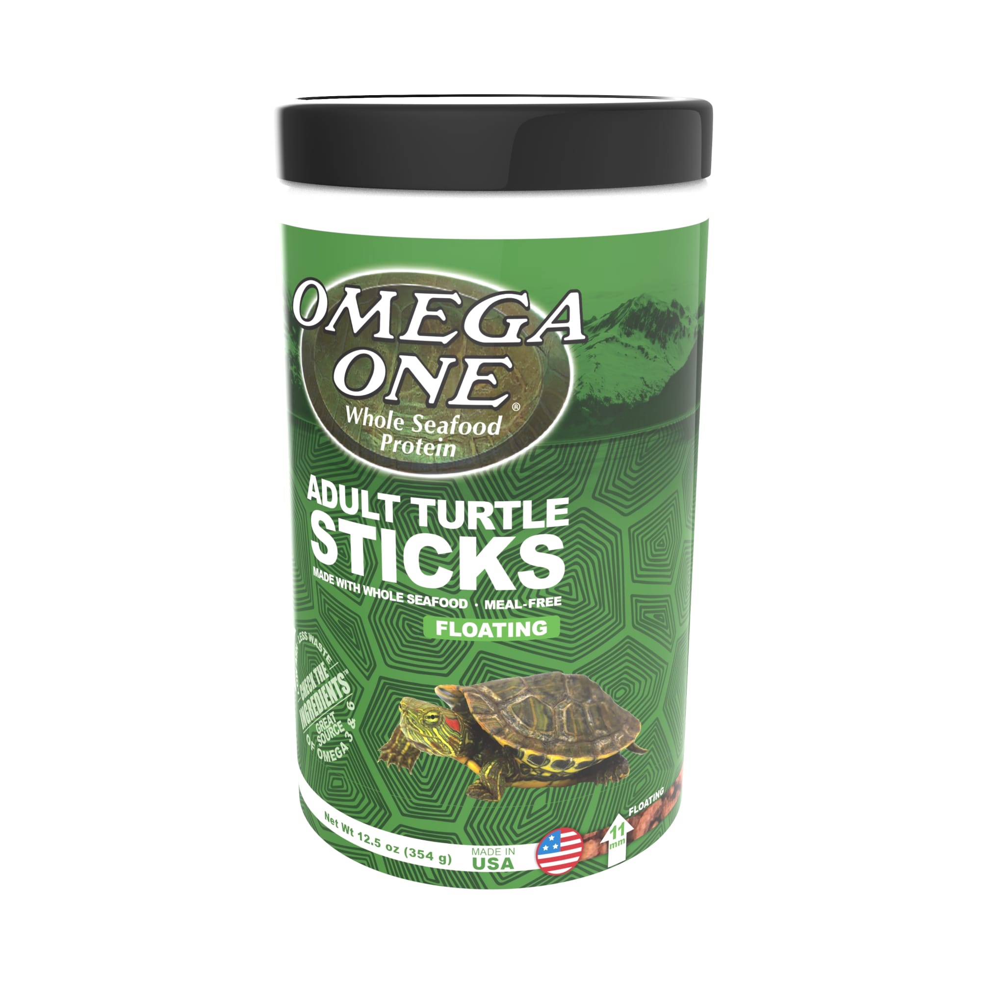 Omega One Natural Protein Formula Adult Turtle Sticks 12.5 oz