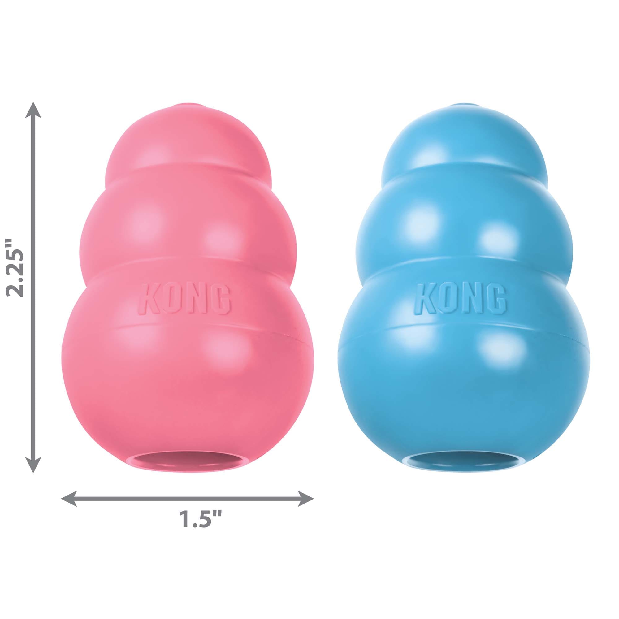 Small KONG Puppy Goodie Bone Dog Toy, Pink or Blue • CHEAPER THAN CHEW