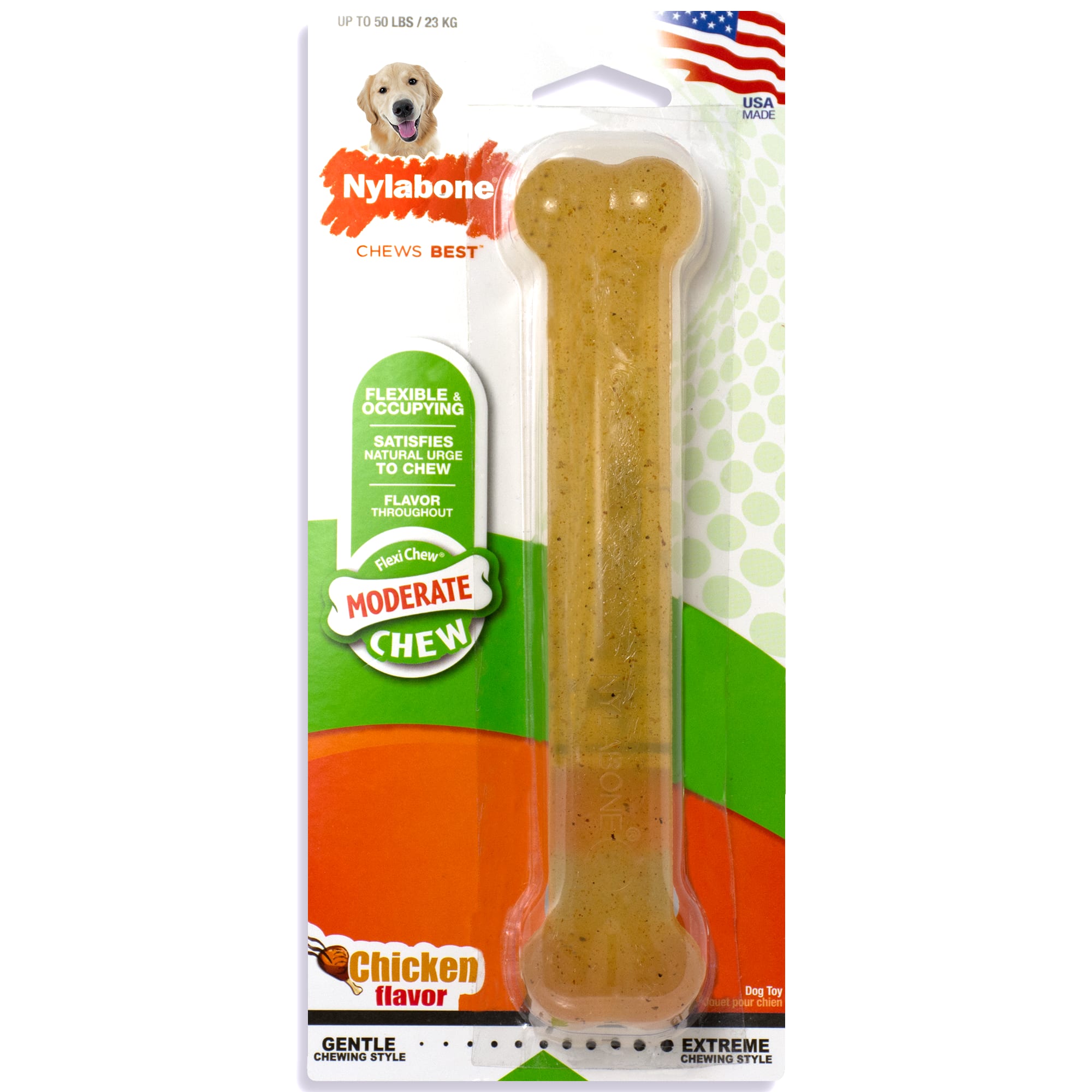 Nylabone Flexi Chew Chicken Bones 